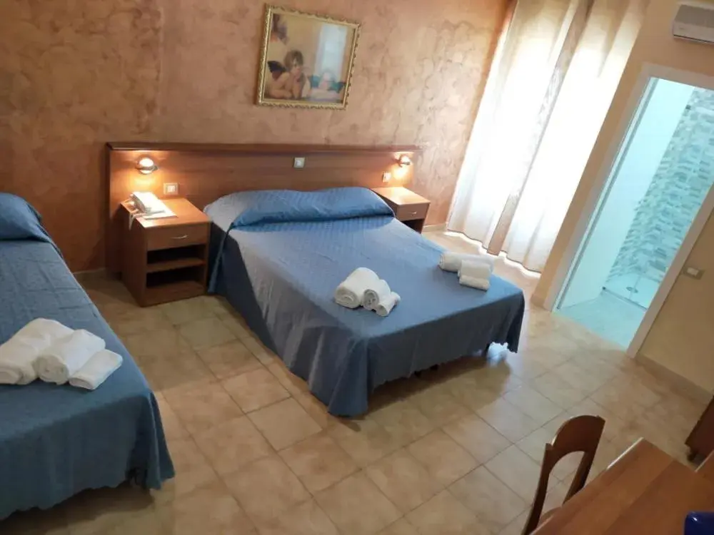 Bed in Hotel Il Vulcano