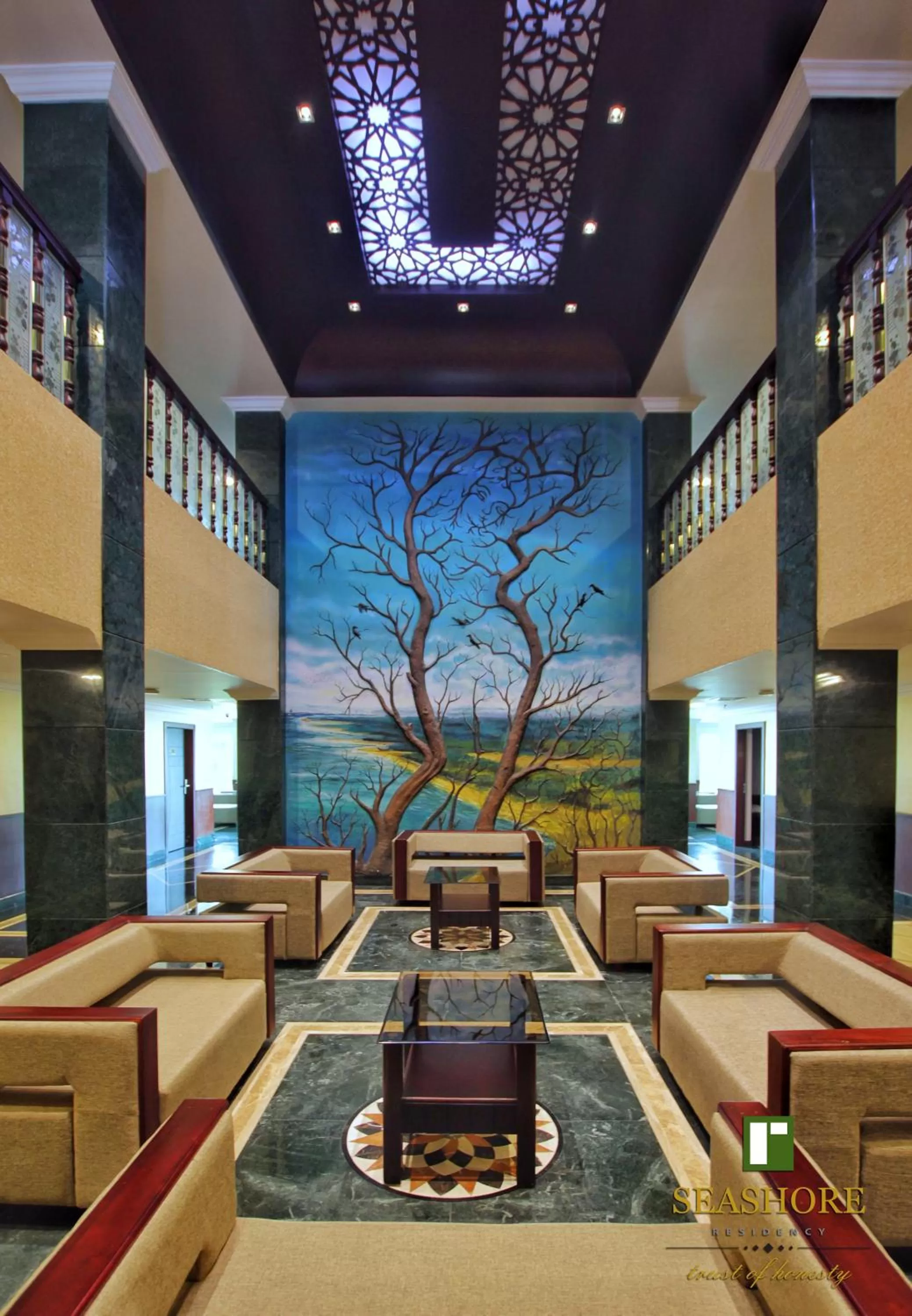 Lobby or reception in Seashore Residency