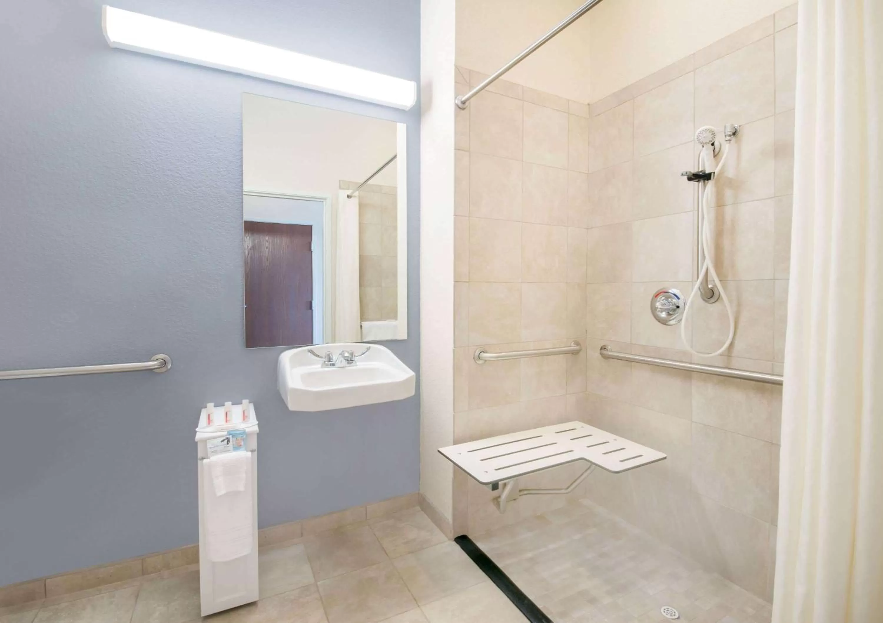 Shower in Microtel Inn & Suites by Wyndham Stanley
