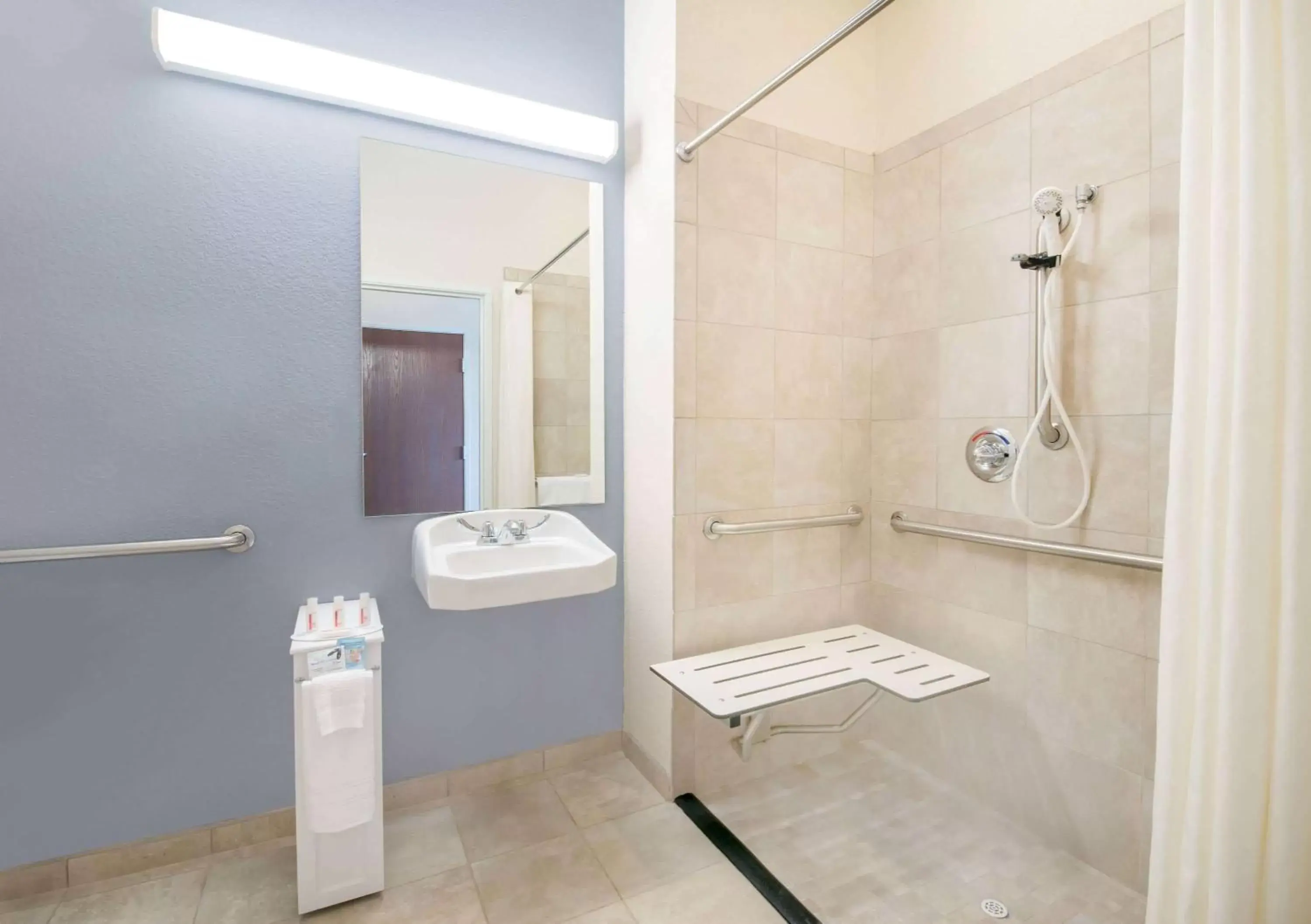 Shower, Bathroom in Microtel Inn & Suites by Wyndham Stanley