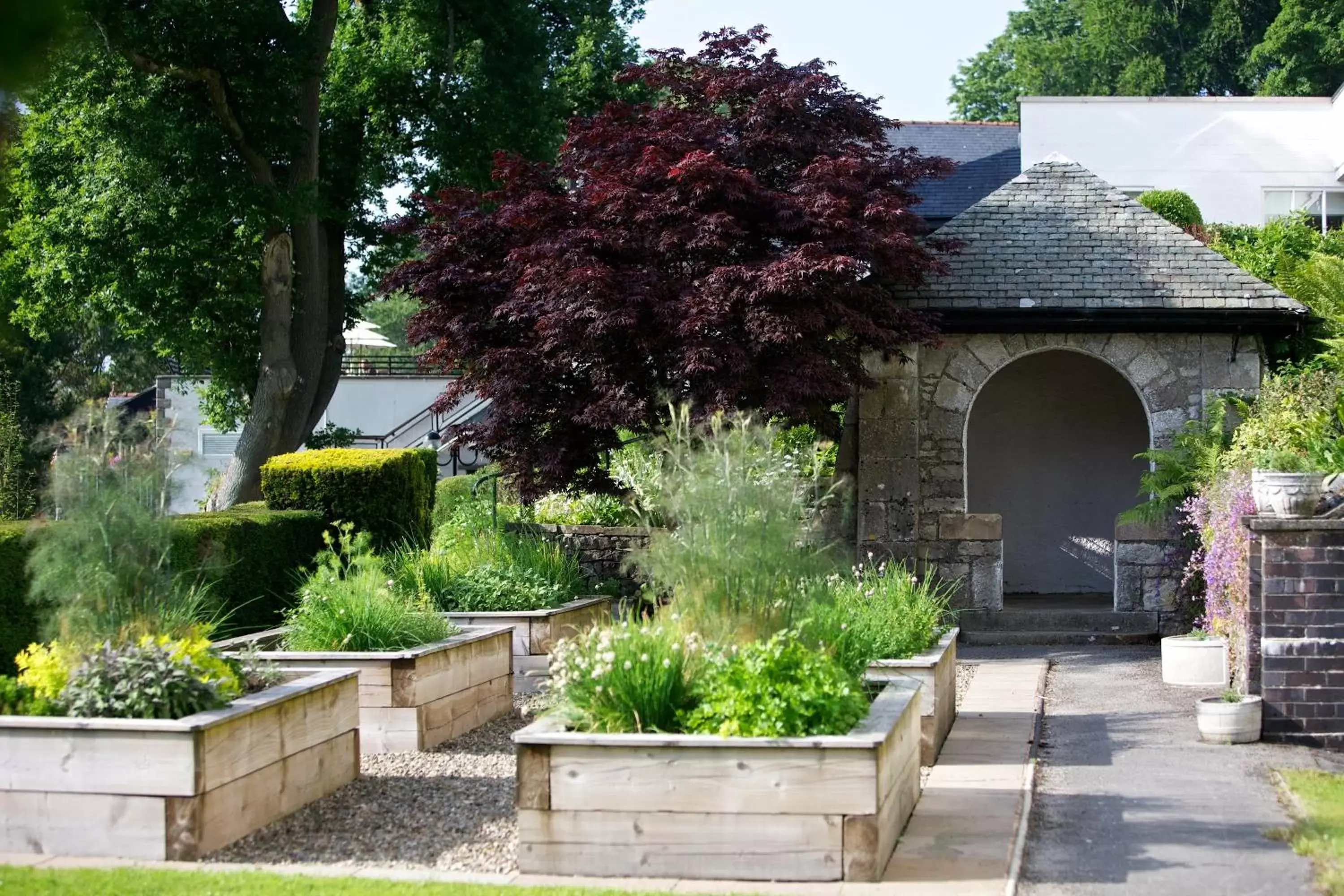 Garden, BBQ Facilities in Castle Green Hotel In Kendal, BW Premier Collection