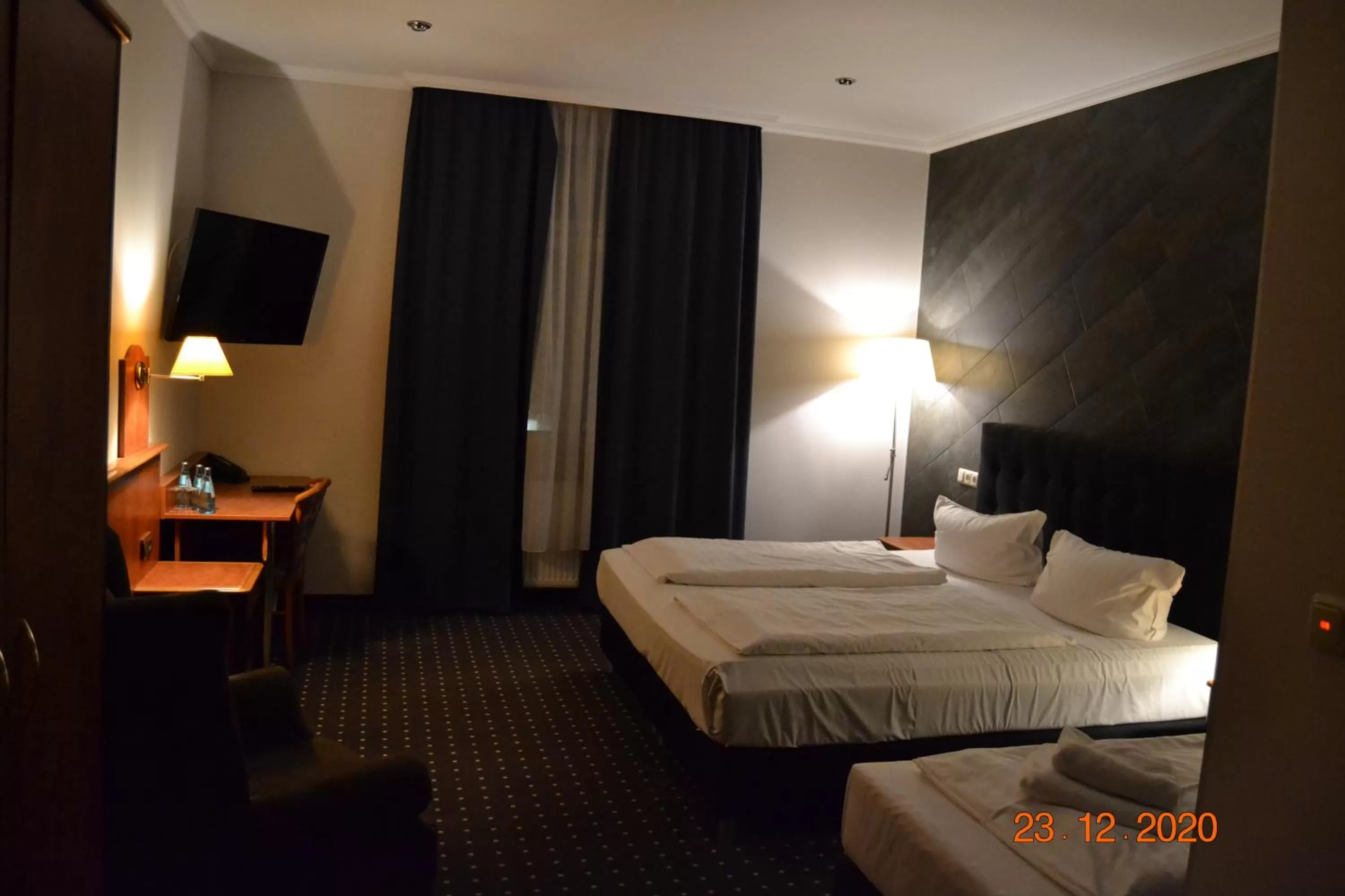 Decorative detail, Bed in Hotel Zeil