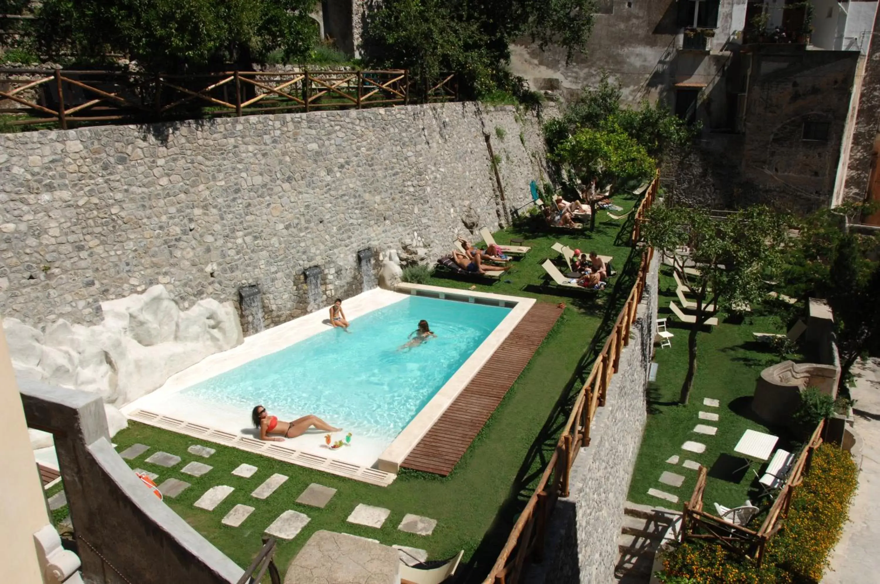 Patio, Pool View in Amalfi Resort