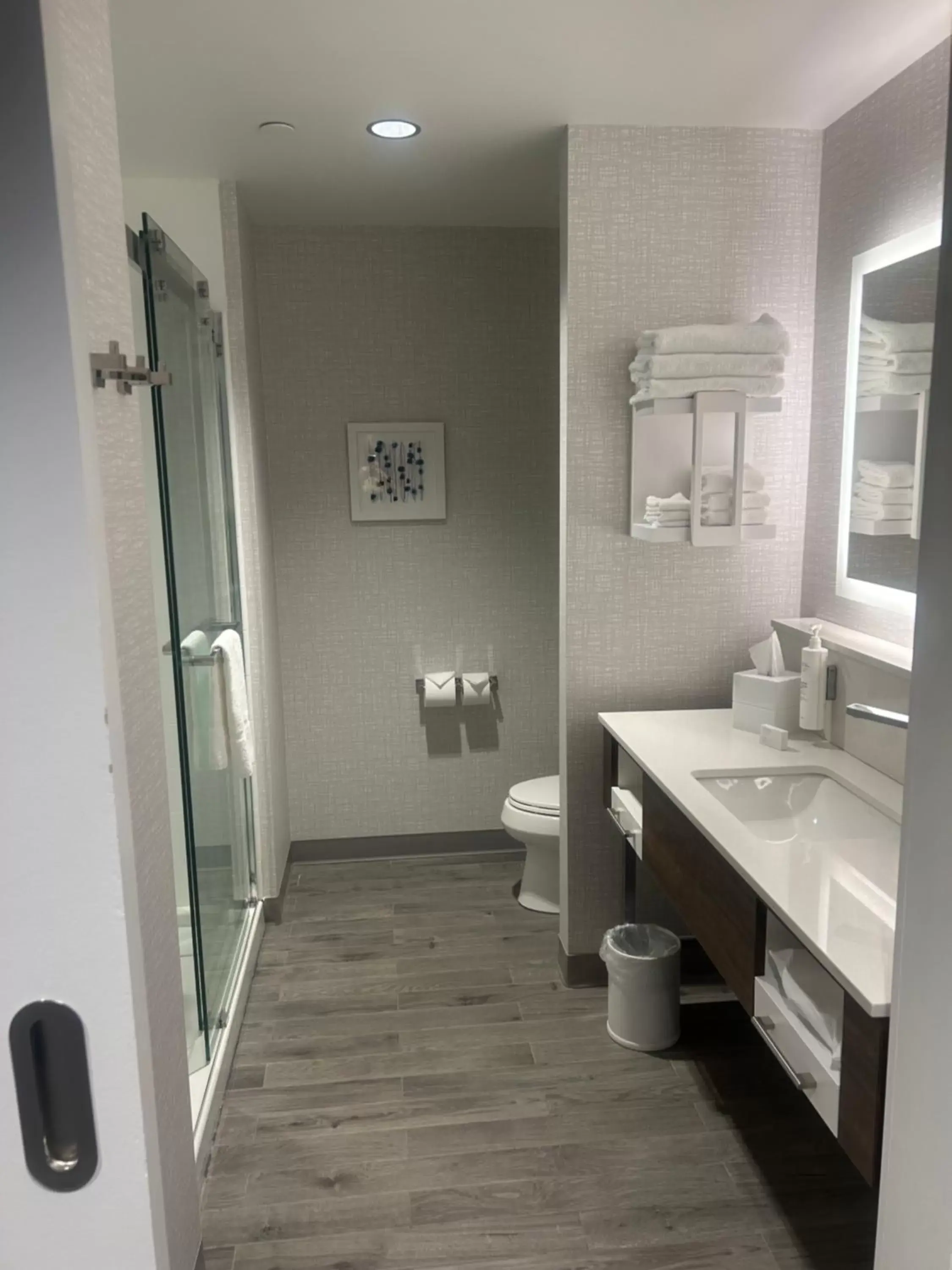 Shower, Bathroom in Hampton Inn By Hilton Kingston