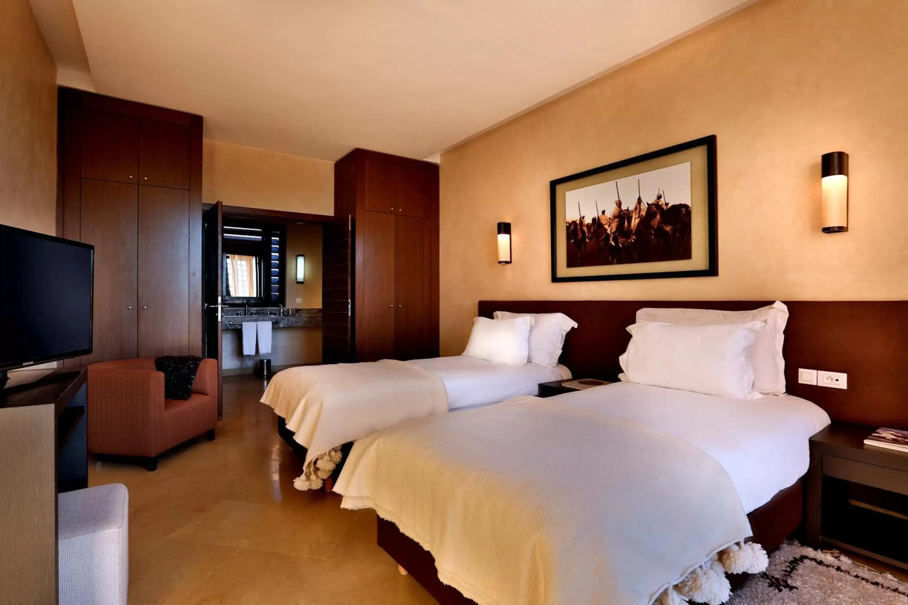 Bedroom, Bed in Al Maaden Villa Hotel & Spa