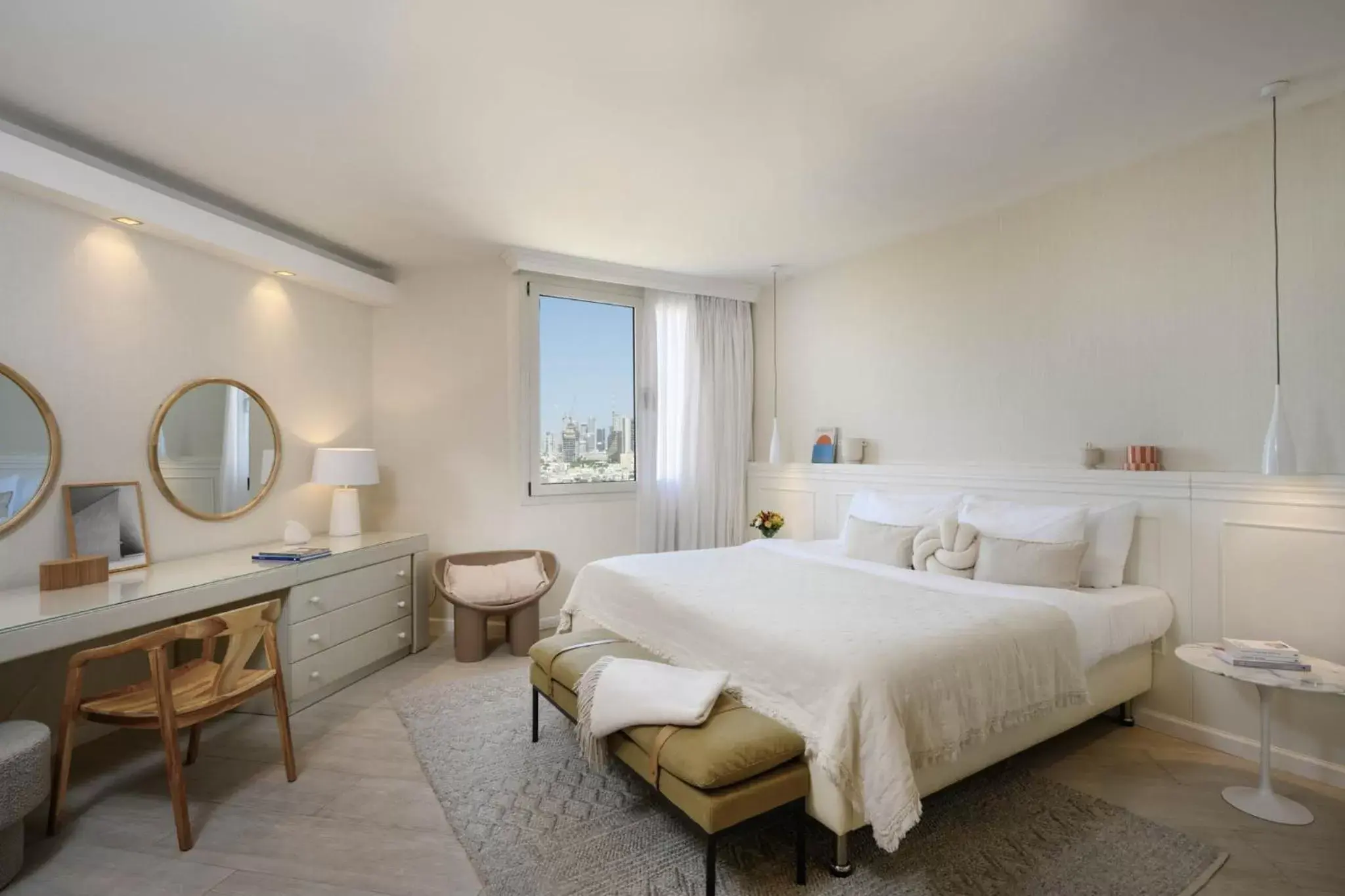 Bed in Carlton Tel Aviv Hotel – Luxury on the Beach