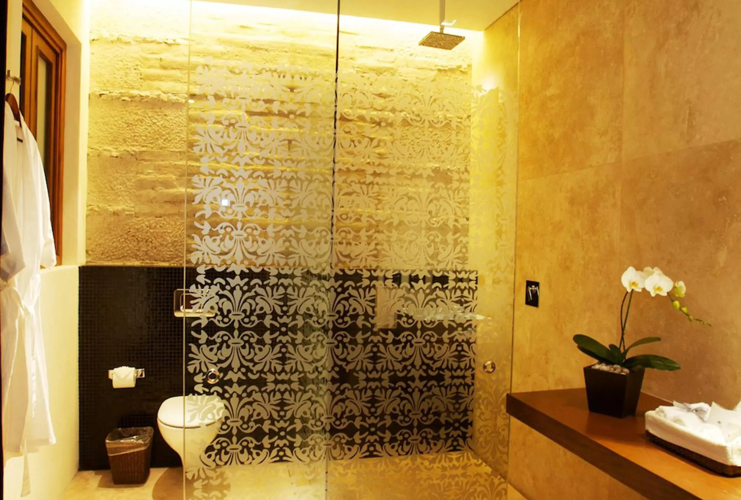 Shower, Bathroom in Hotel Boutique Casa Madero