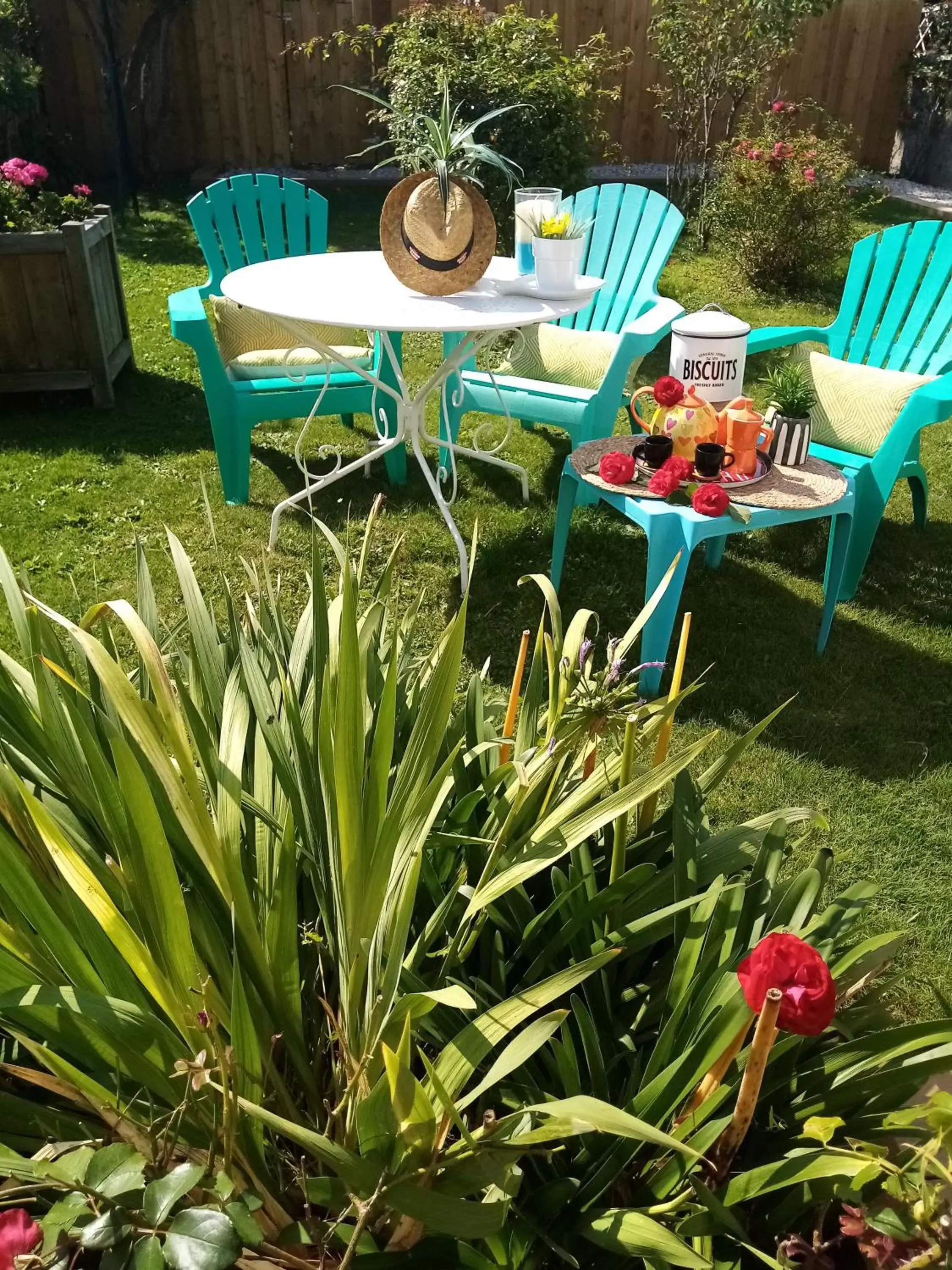 Garden in O Douceurs Sucrées Cabourg