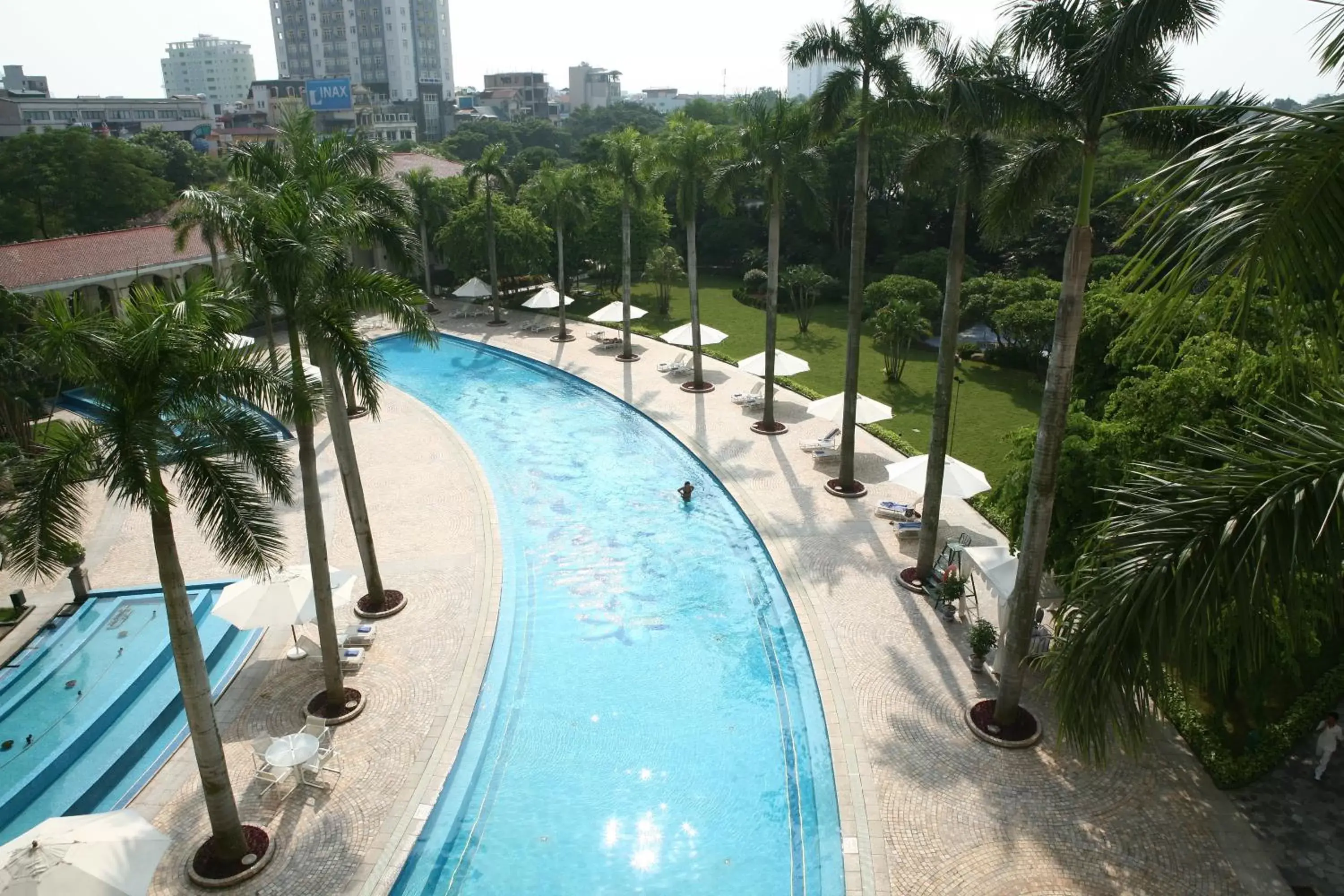 , Pool View in Hanoi Daewoo Hotel