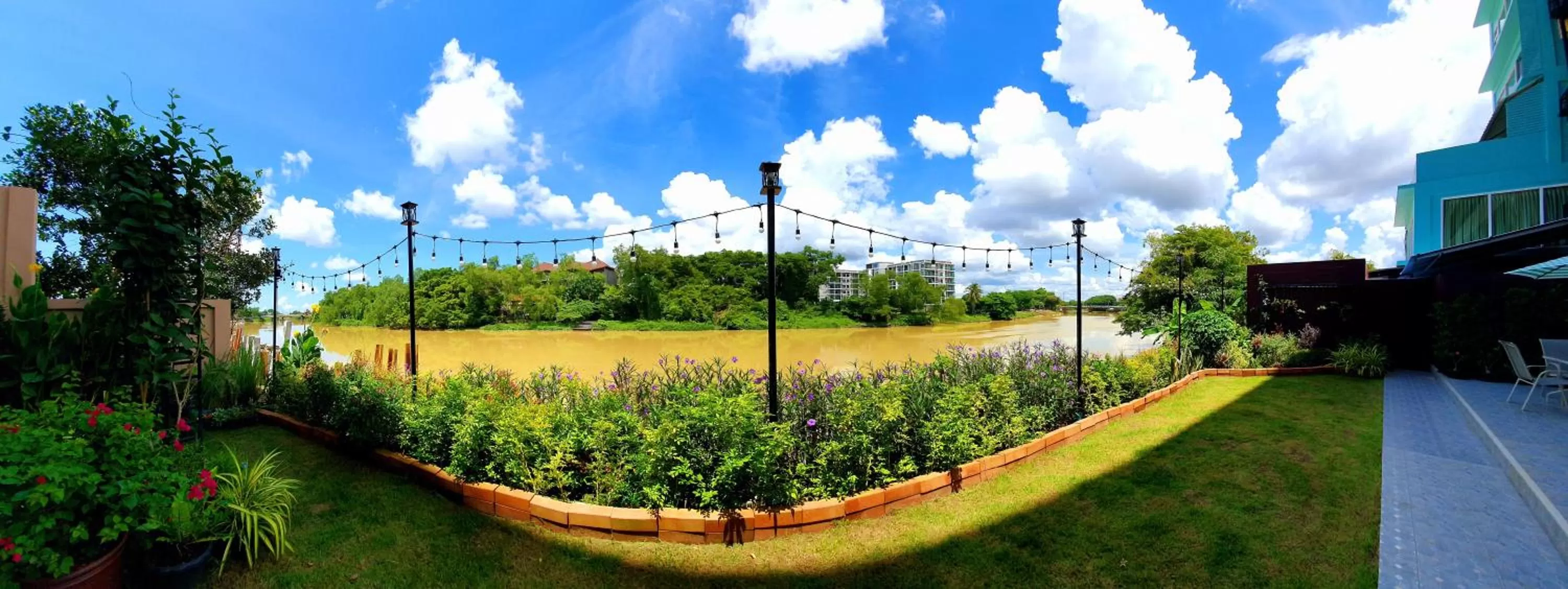 Garden view in USABAI Riverside Boutique Hotel