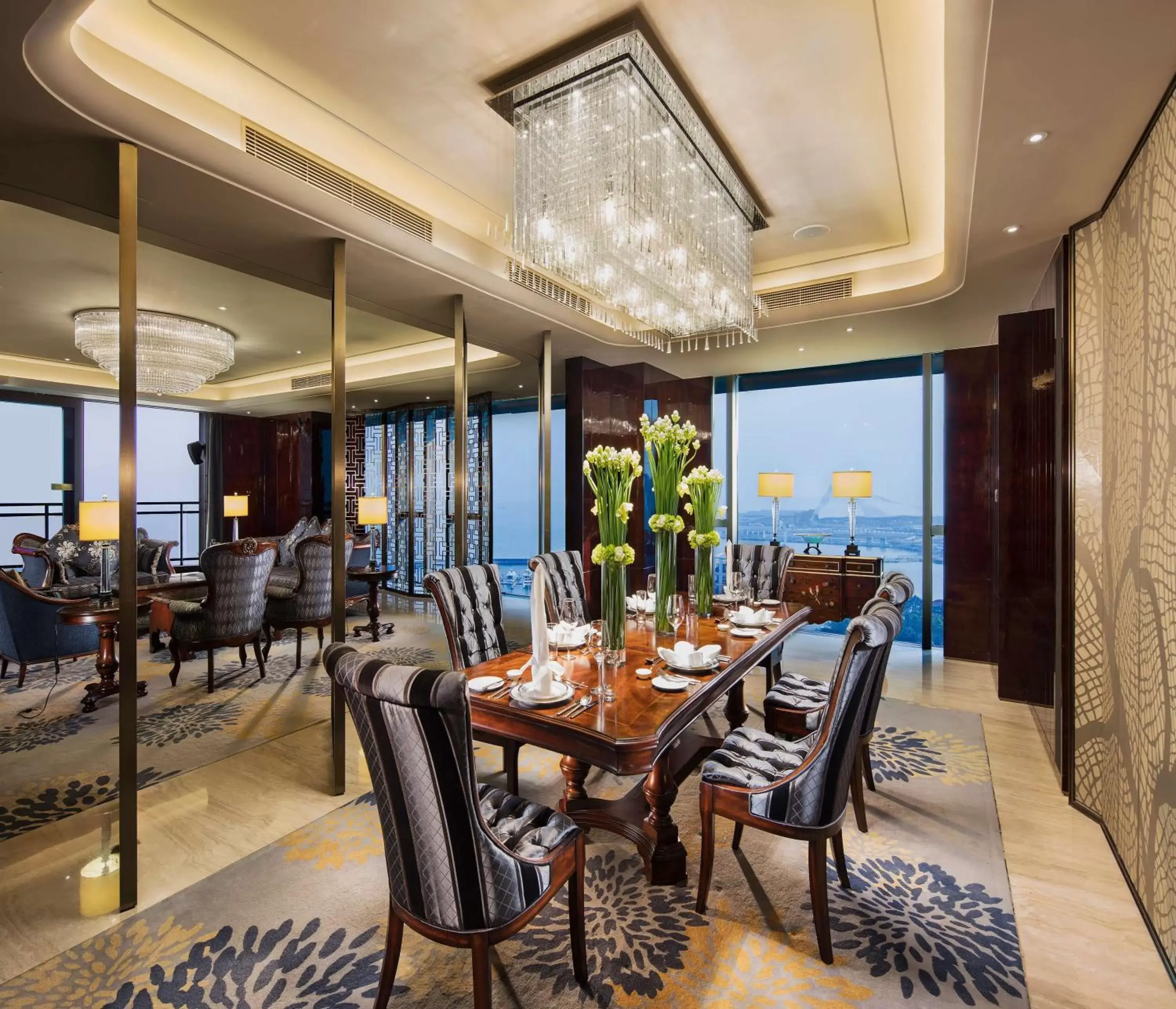 Living room, Restaurant/Places to Eat in Hilton Shenzhen Shekou Nanhai