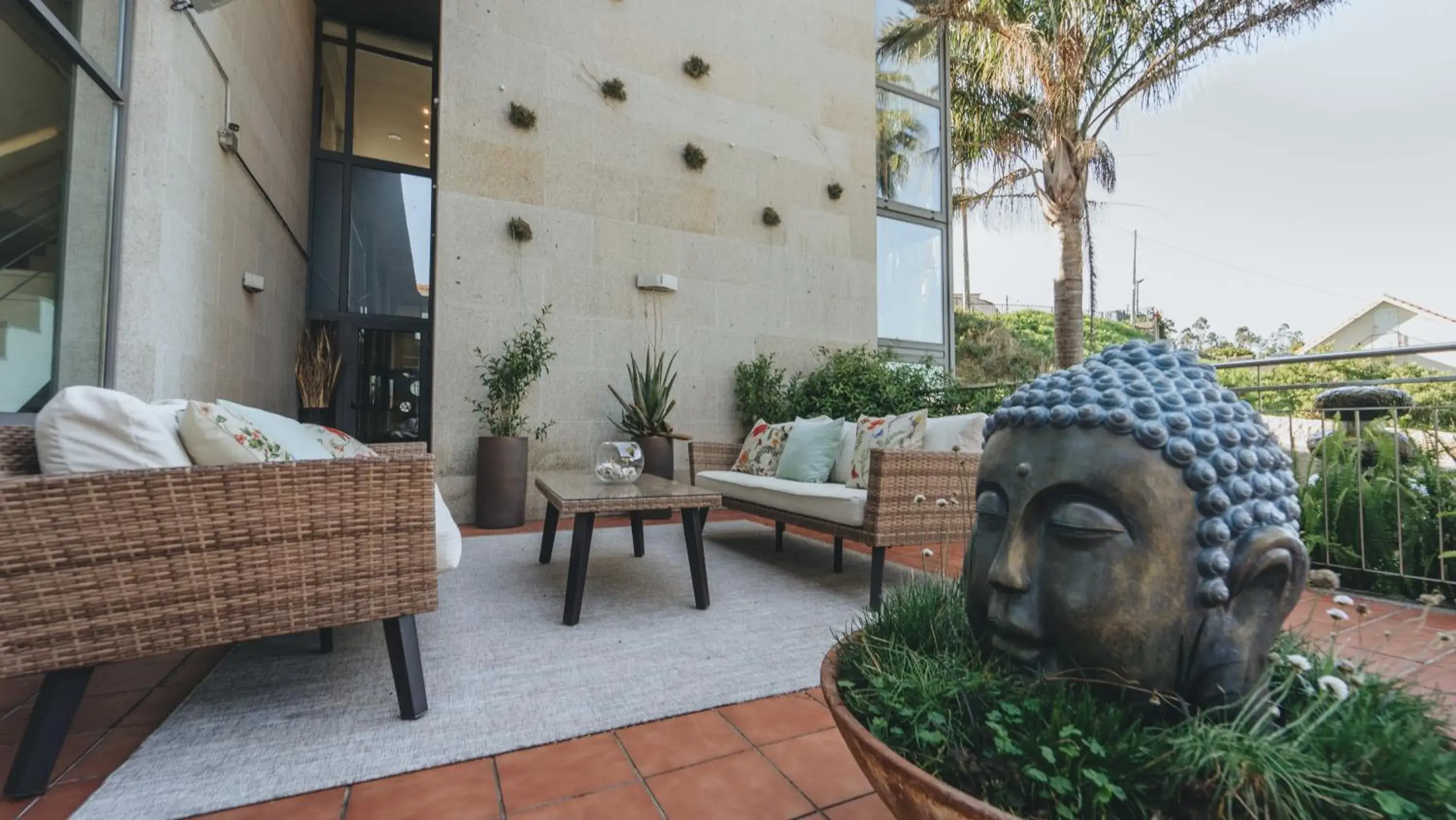 Patio in Hotel Peregrina