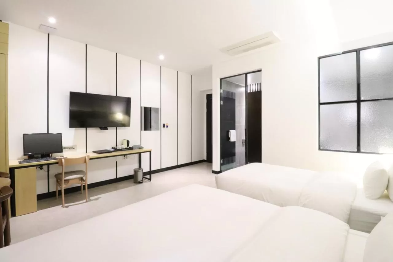 Bed in Hotel Marcher