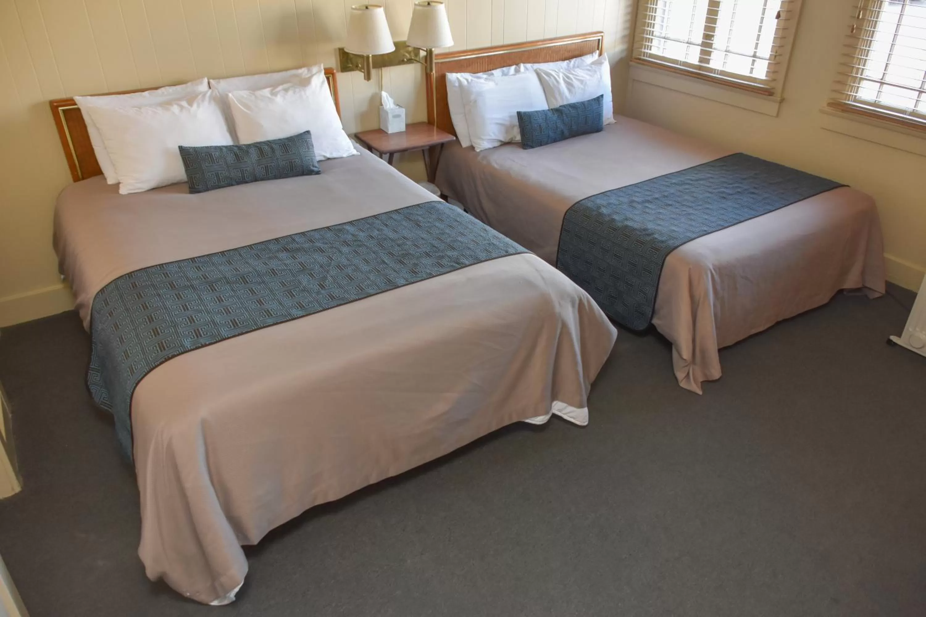 Bed in Panamint Springs Motel & Tents