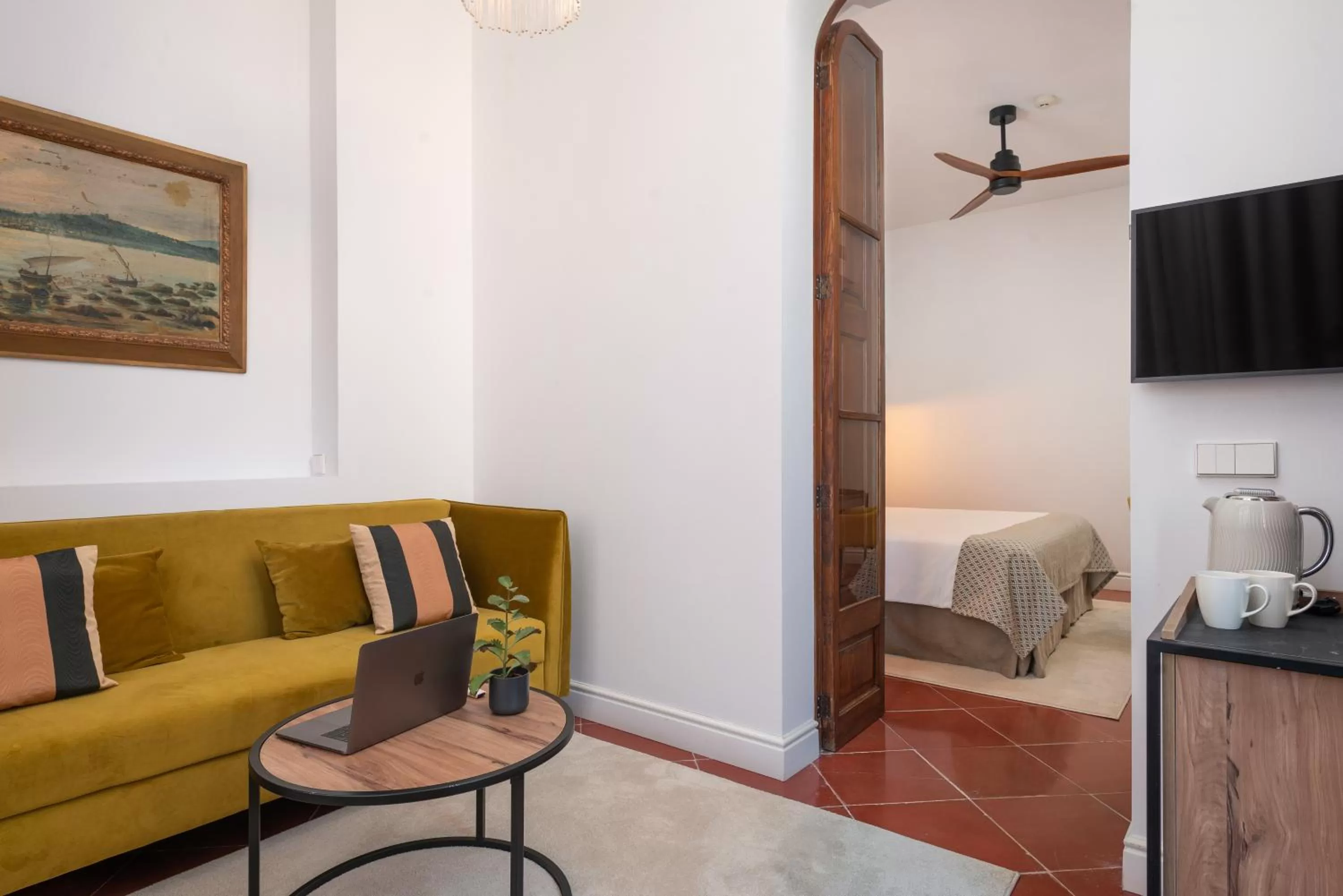 Living room in Hotel Can Quetglas