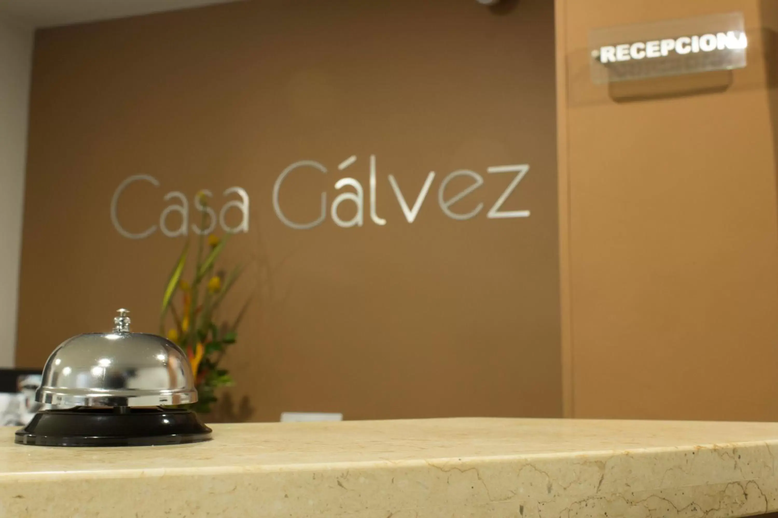 Lobby or reception, Property Logo/Sign in Hotel Casa Galvez