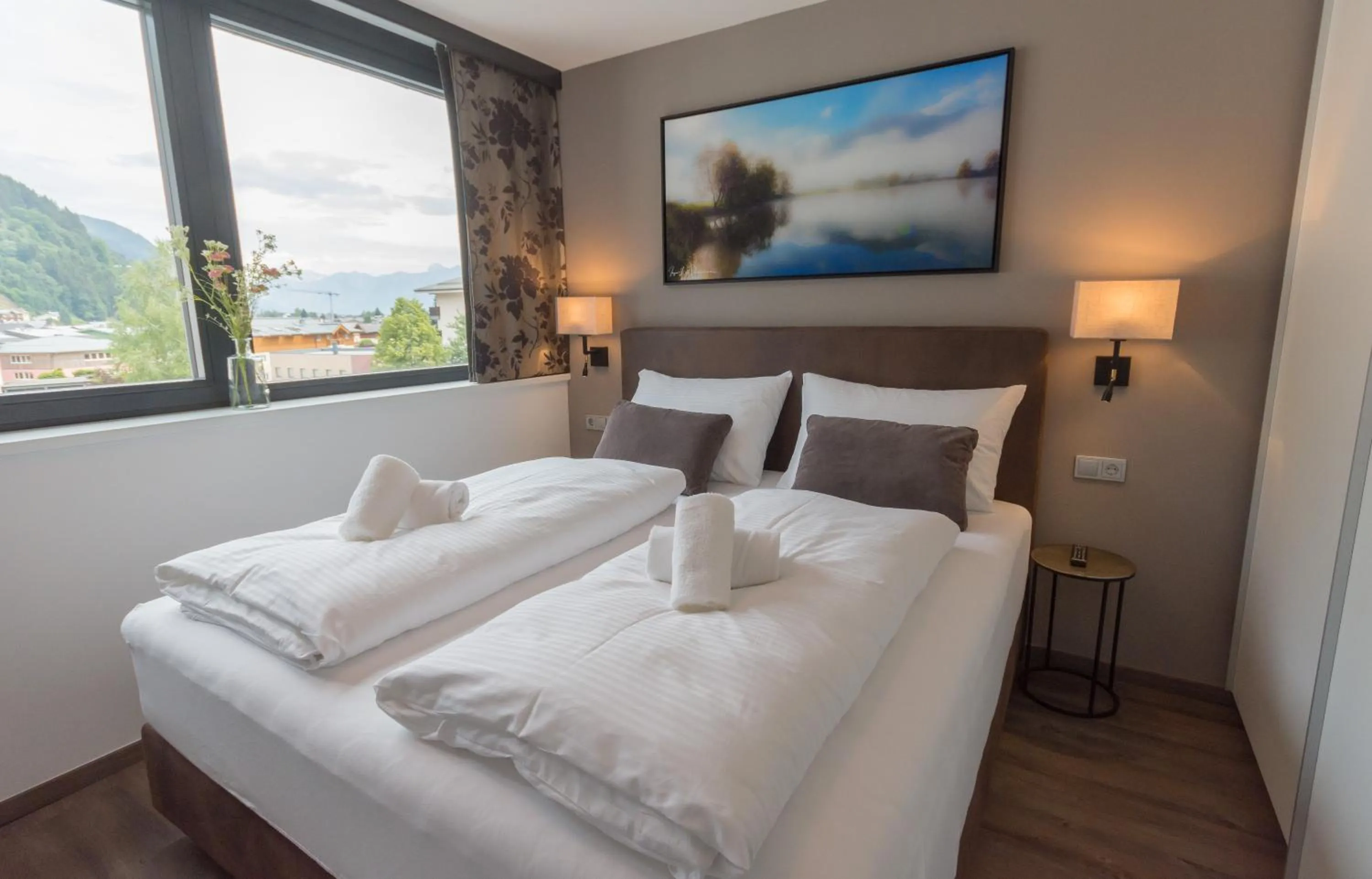 Bedroom, Bed in Schönblick Residence - Absolut Alpine Apartments