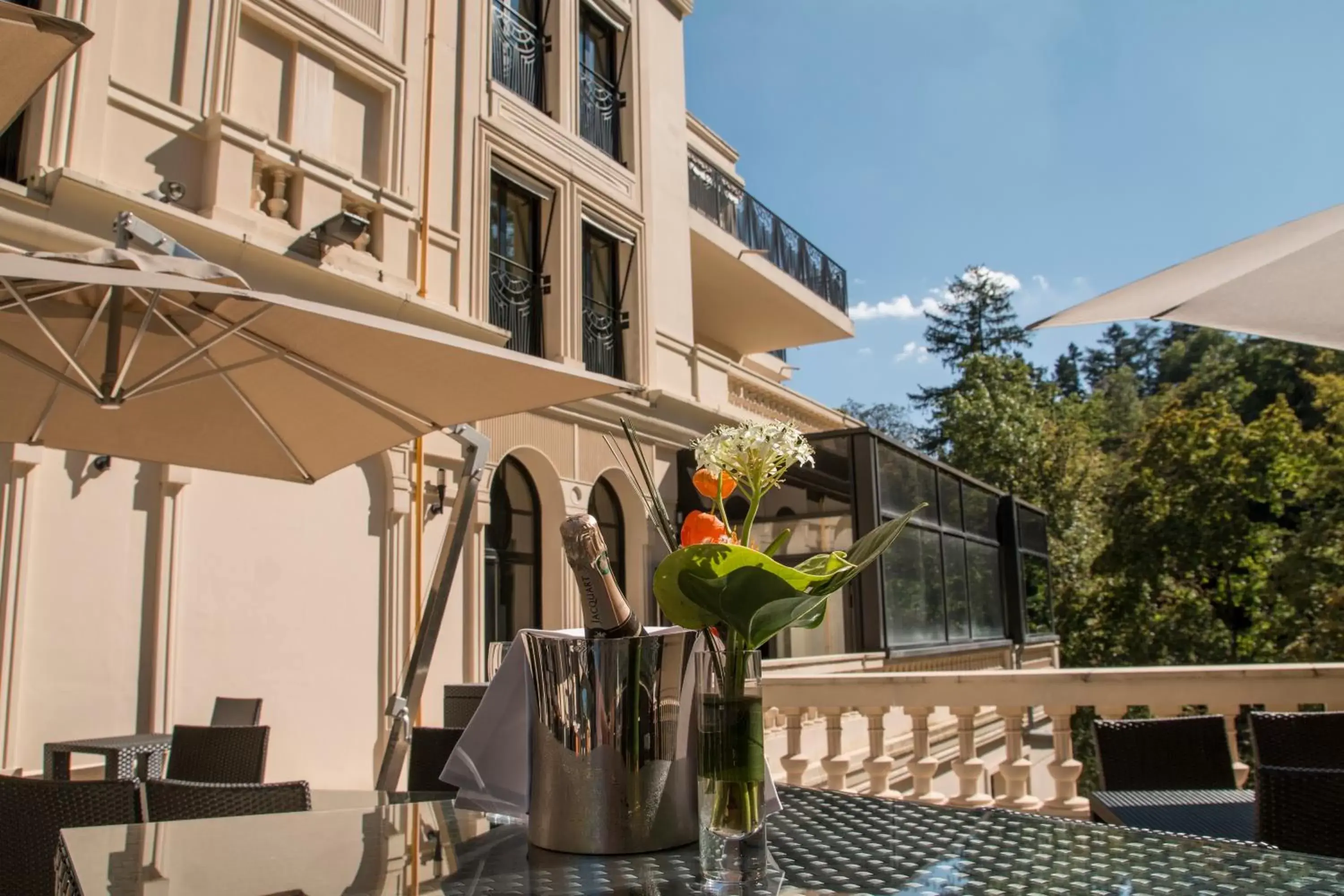 Balcony/Terrace in Hotel & Spa Le Pavillon