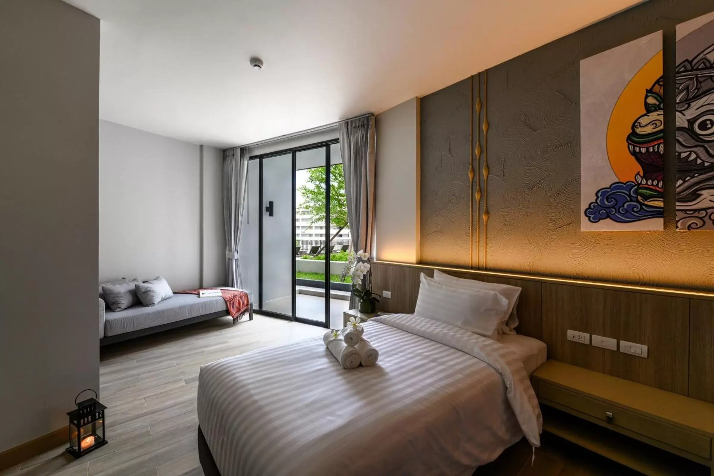 Bed in iSanook Resort & Suites Hua Hin