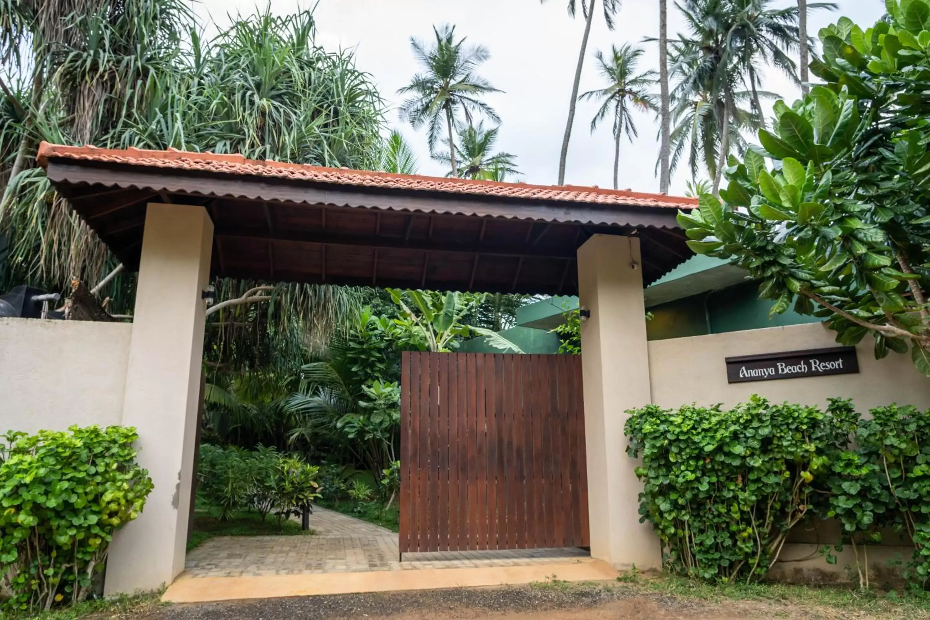 Facade/entrance in Ananya Beach Resort