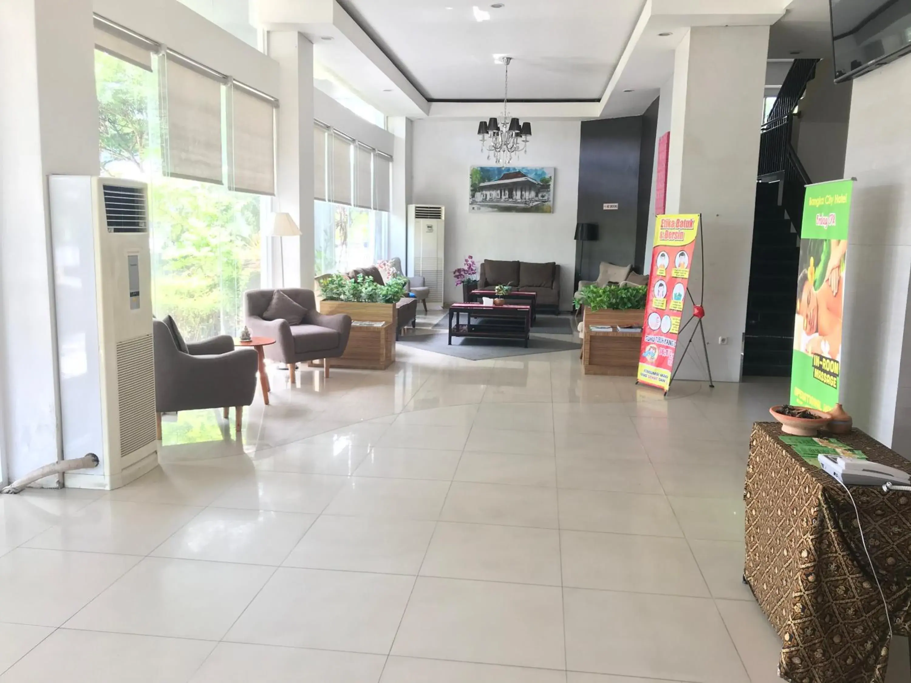 Lobby/Reception in Bangka City Hotel