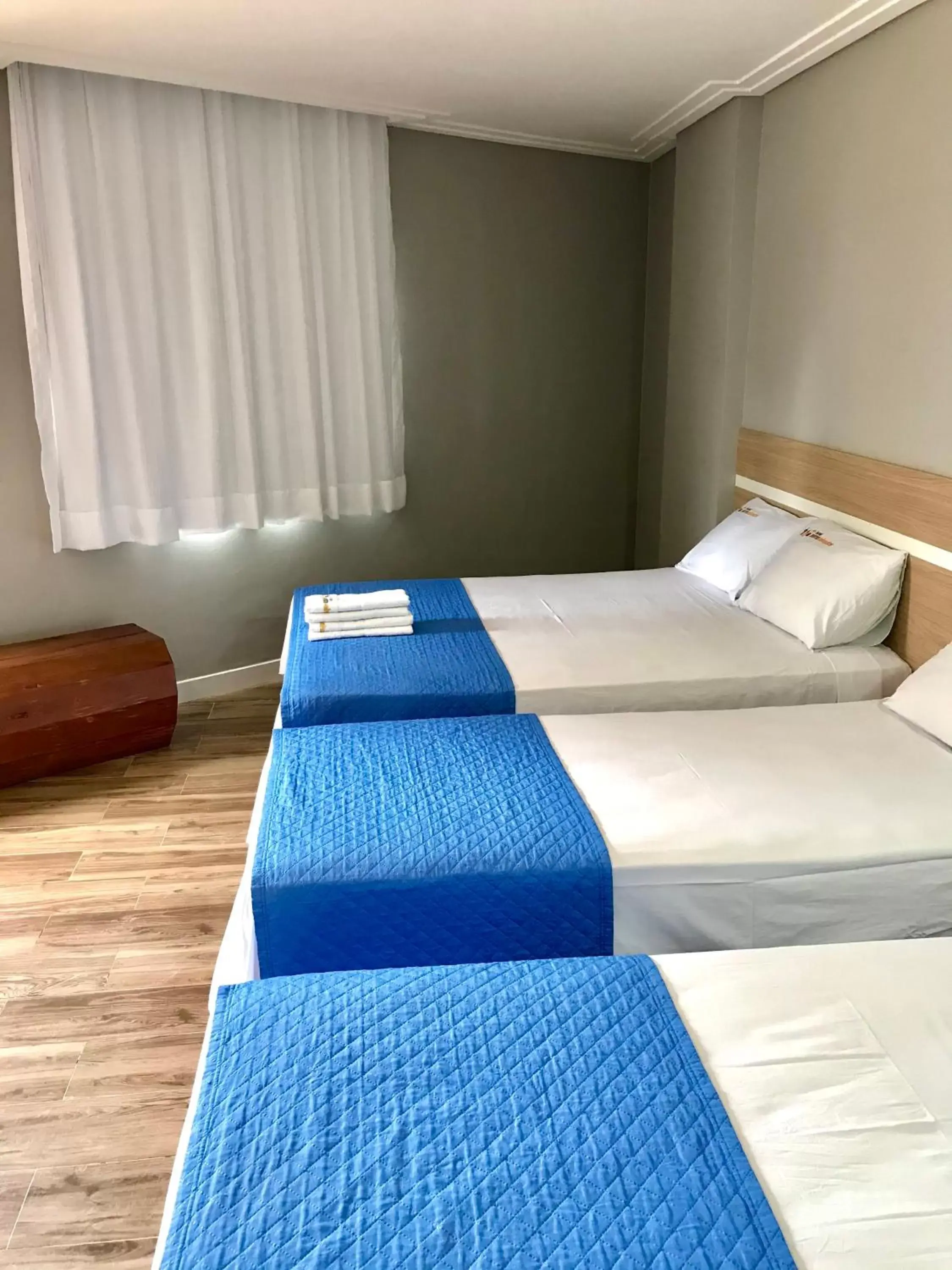 Bed in Hotel Porto Salvador