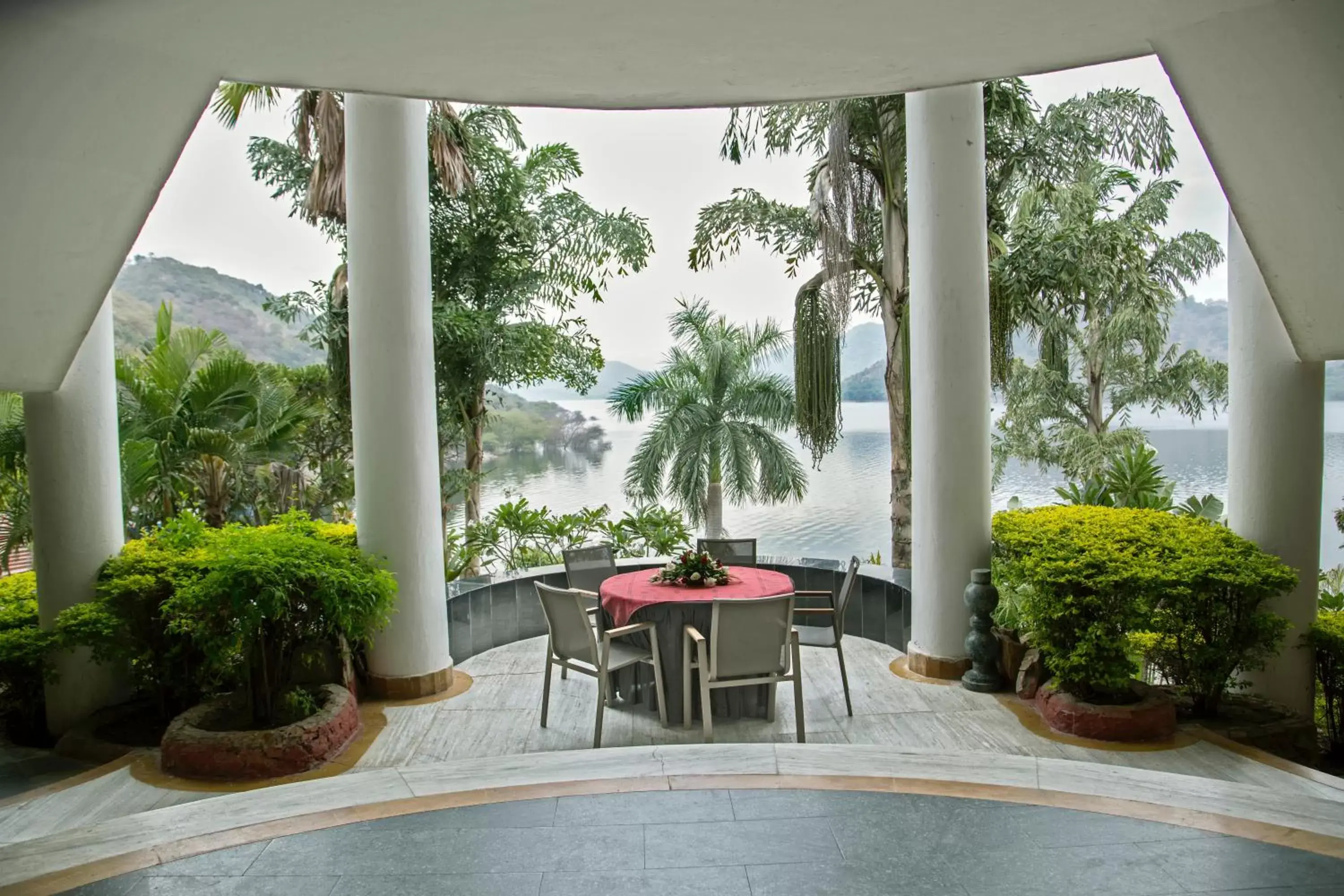 Facade/entrance in Jaisamand Island Resort