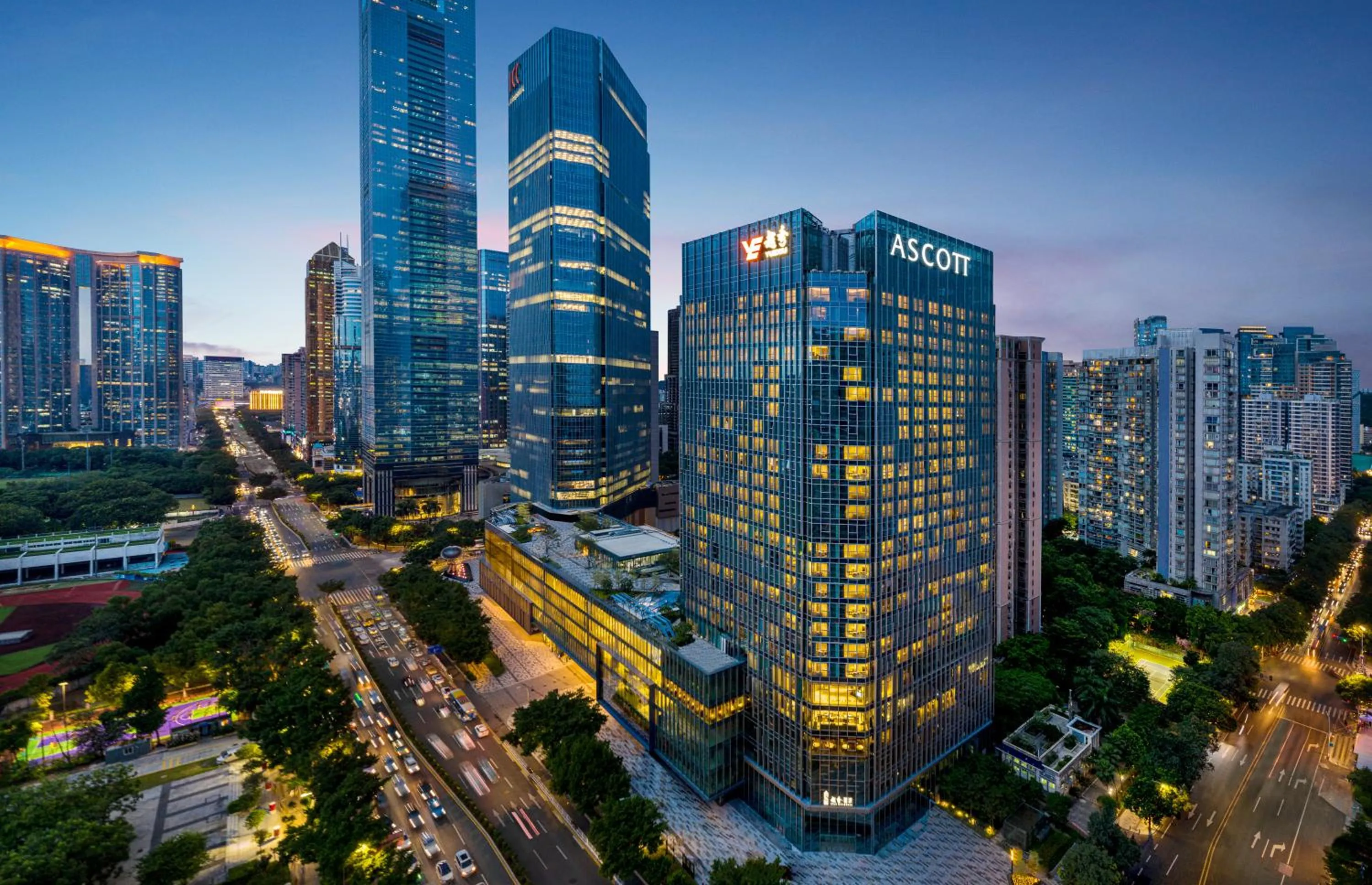 Property building in Ascott ICC Guangzhou