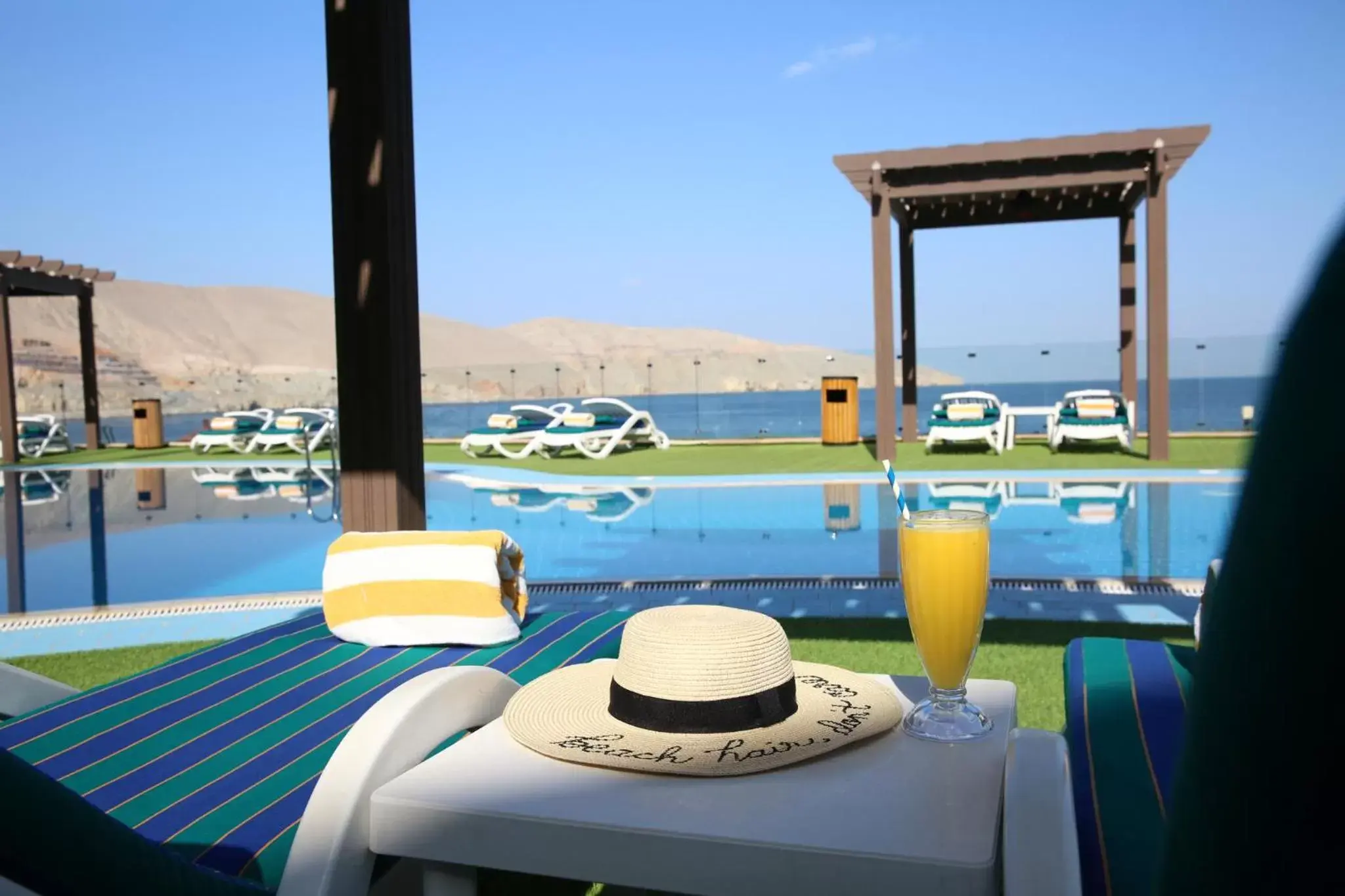 Swimming pool in Atana Khasab Hotel