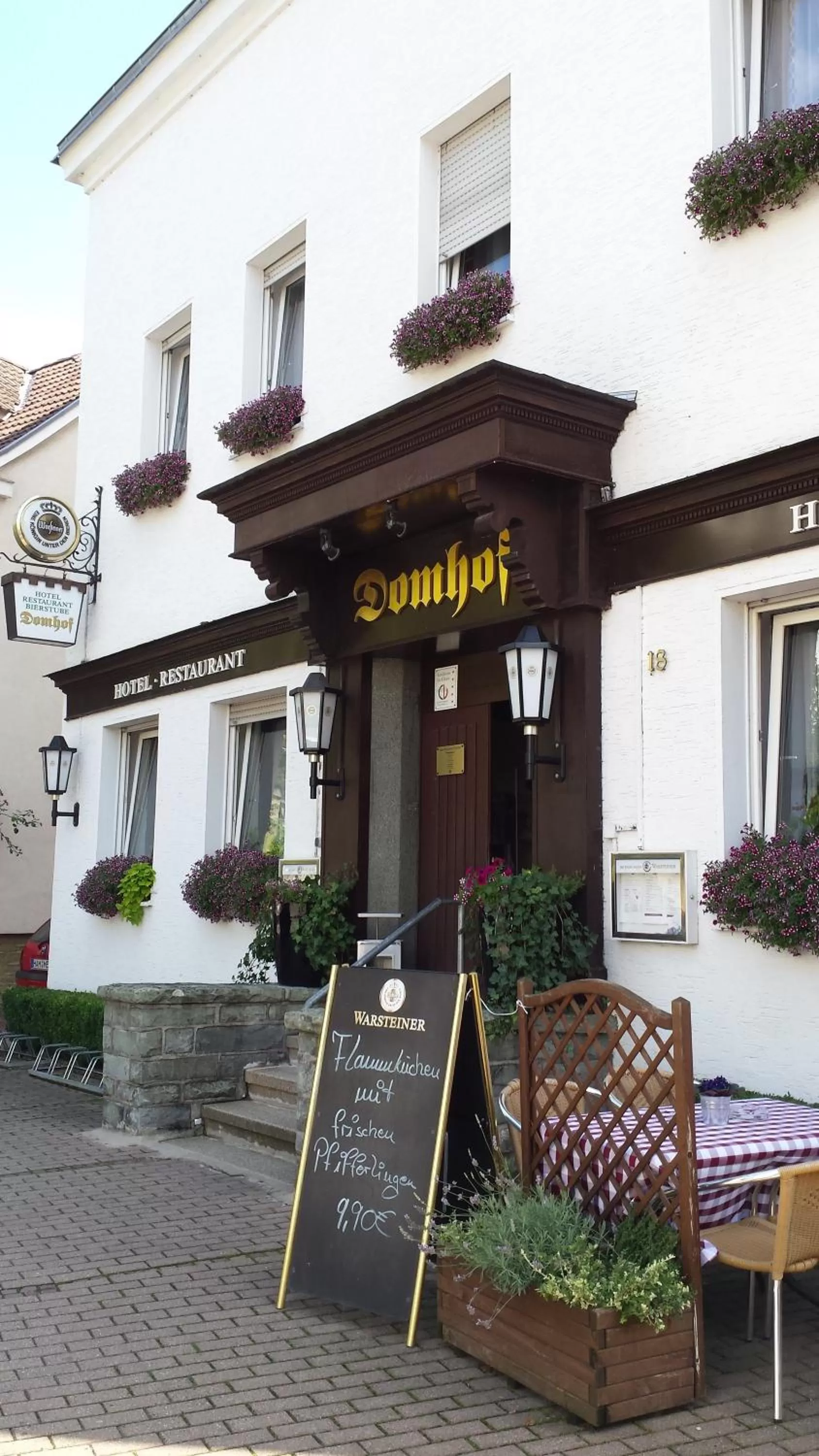 Patio in Hotel Domhof