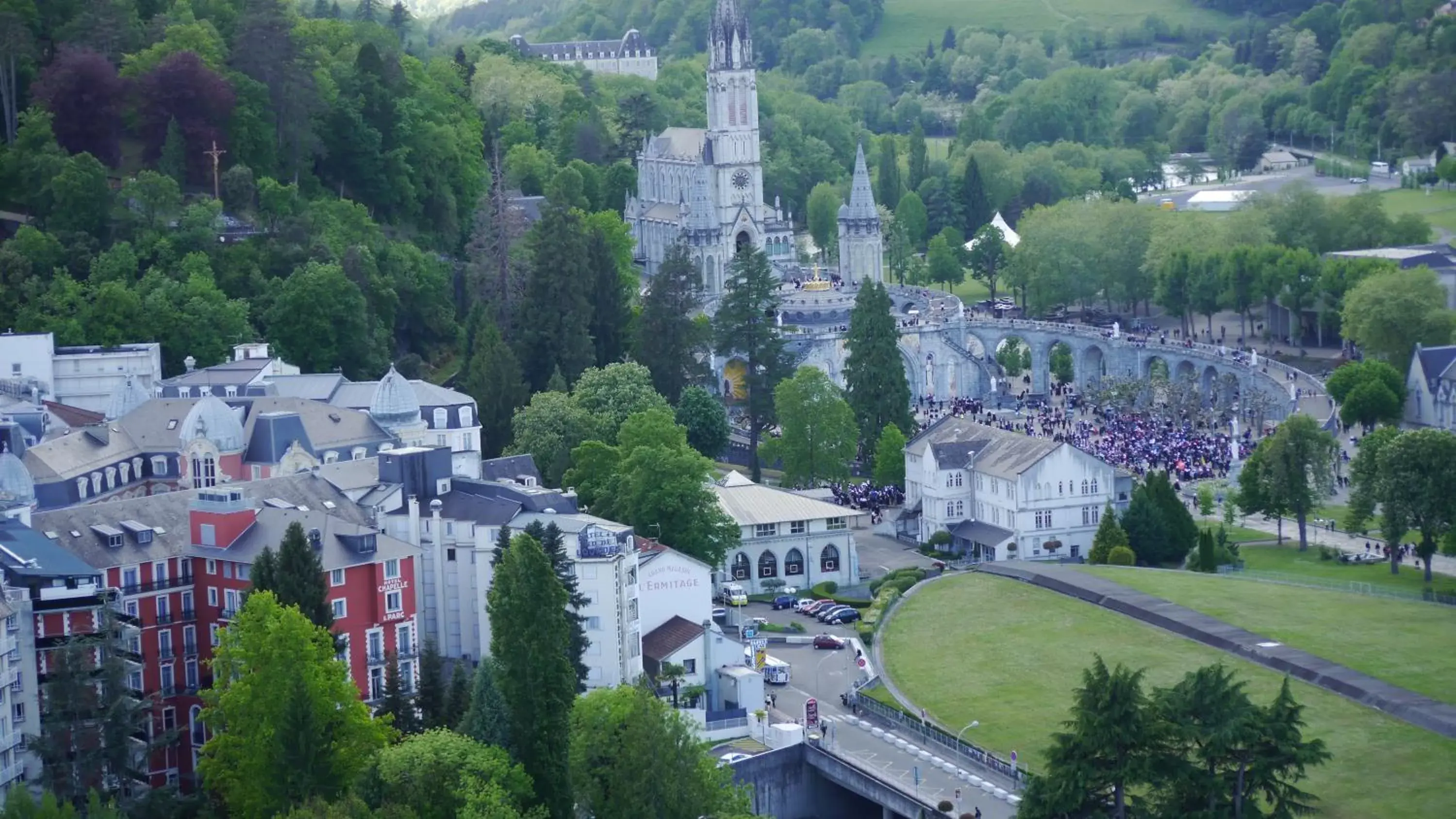 Nearby landmark, Bird's-eye View in Hôtel Saint Sauveur