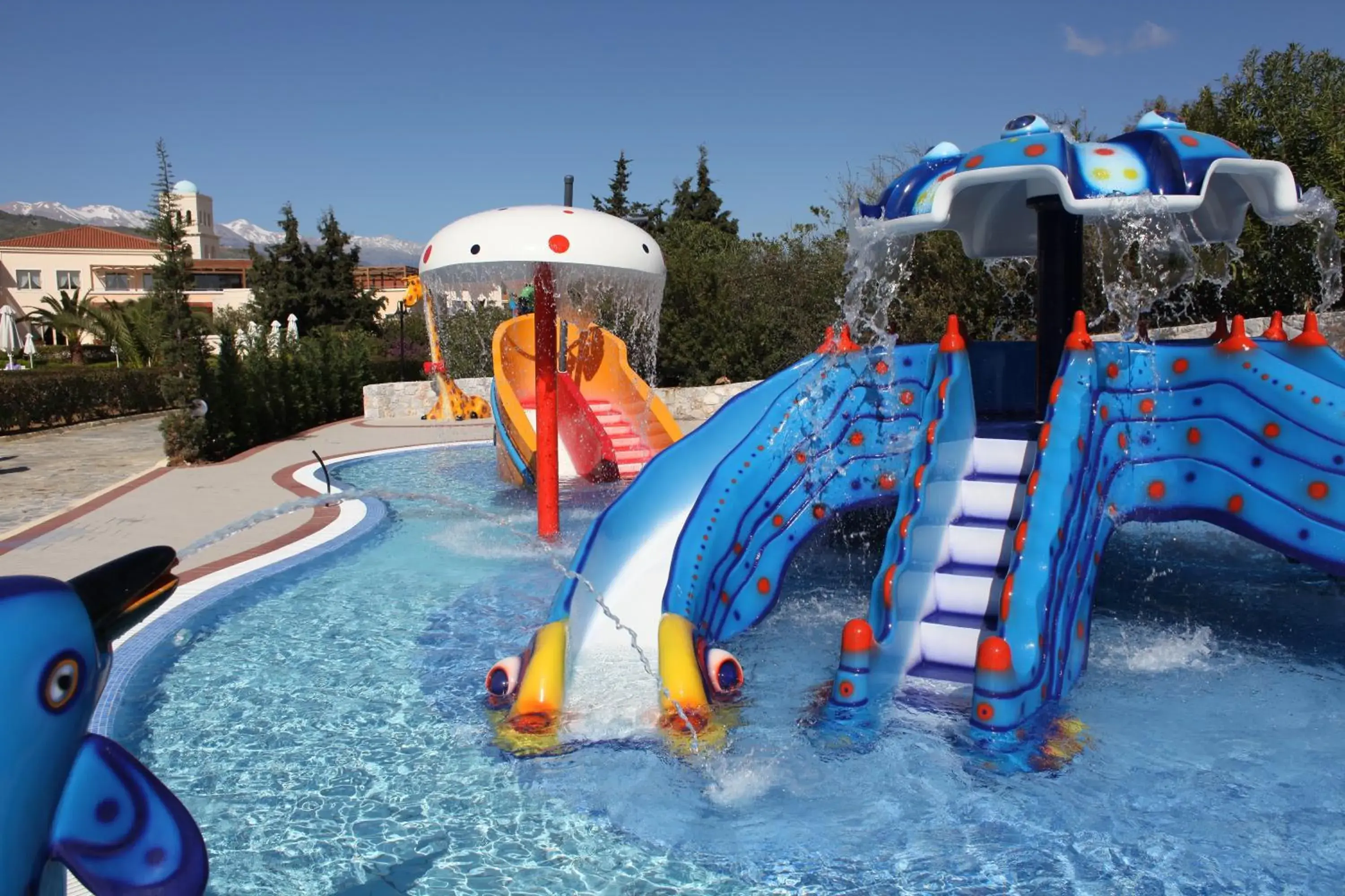 Swimming pool, Water Park in Pilot Beach Resort