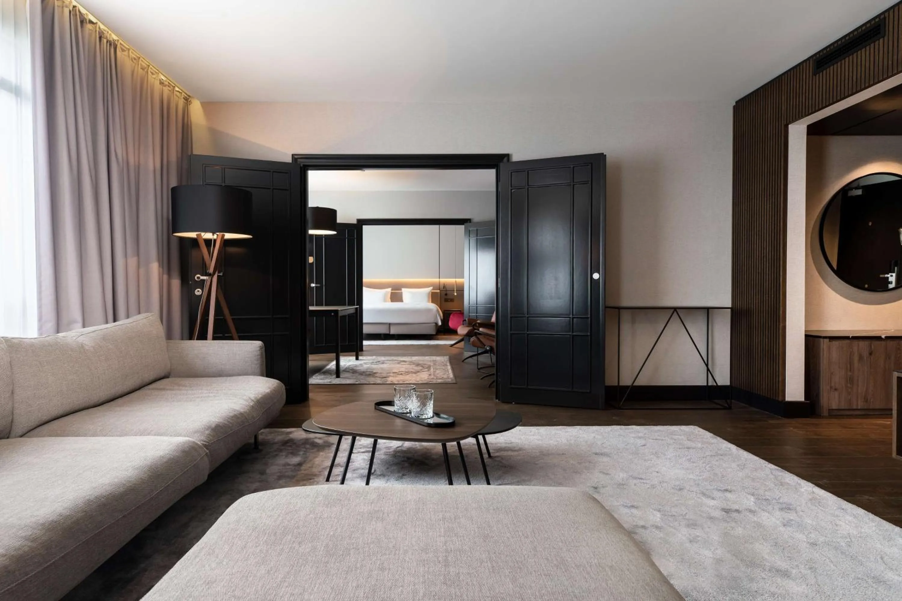 Living room, Bed in Radisson Collection Grand Place Brussels