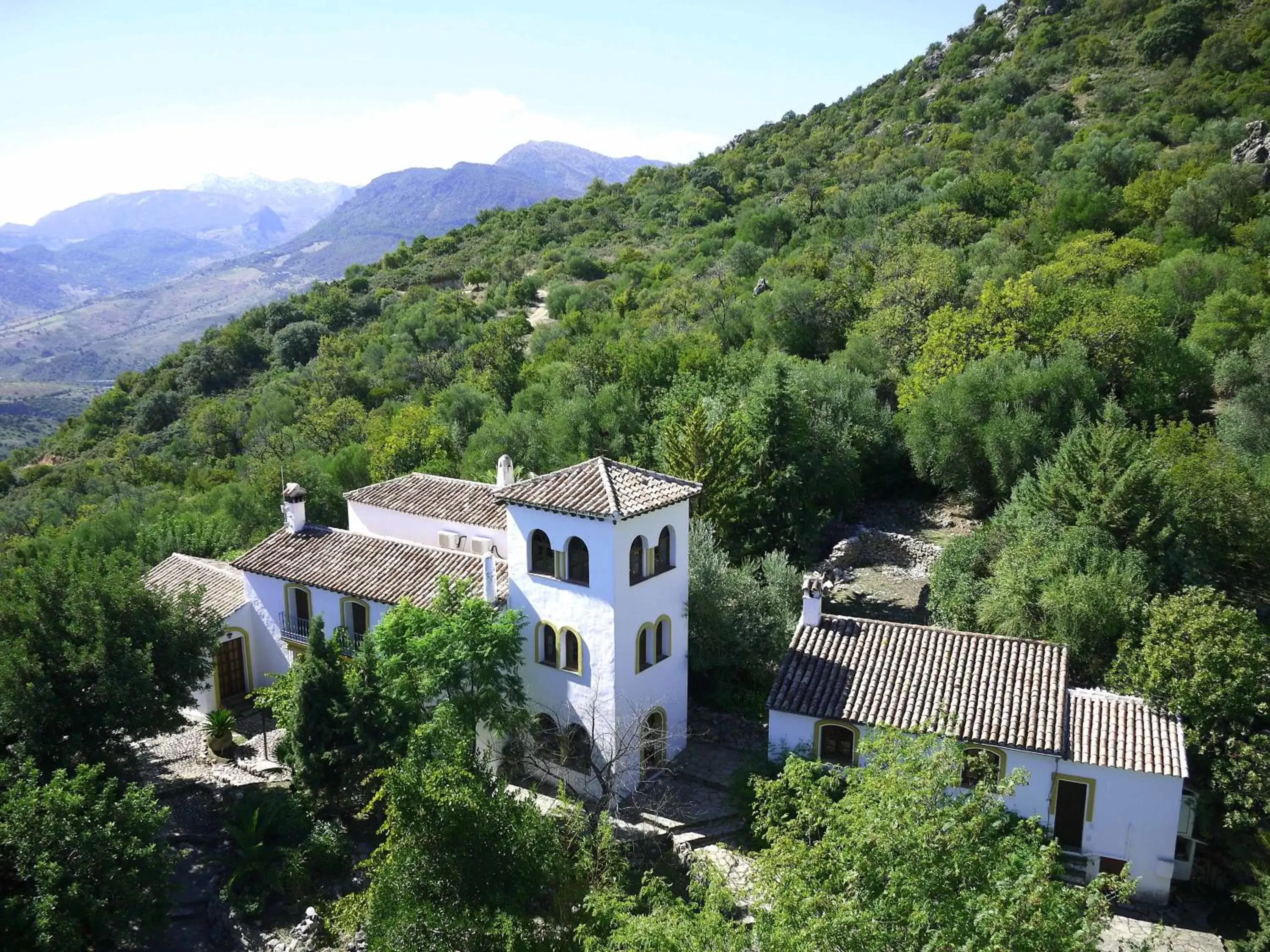 Facade/entrance, Bird's-eye View in Casas Rurales Los Algarrobales