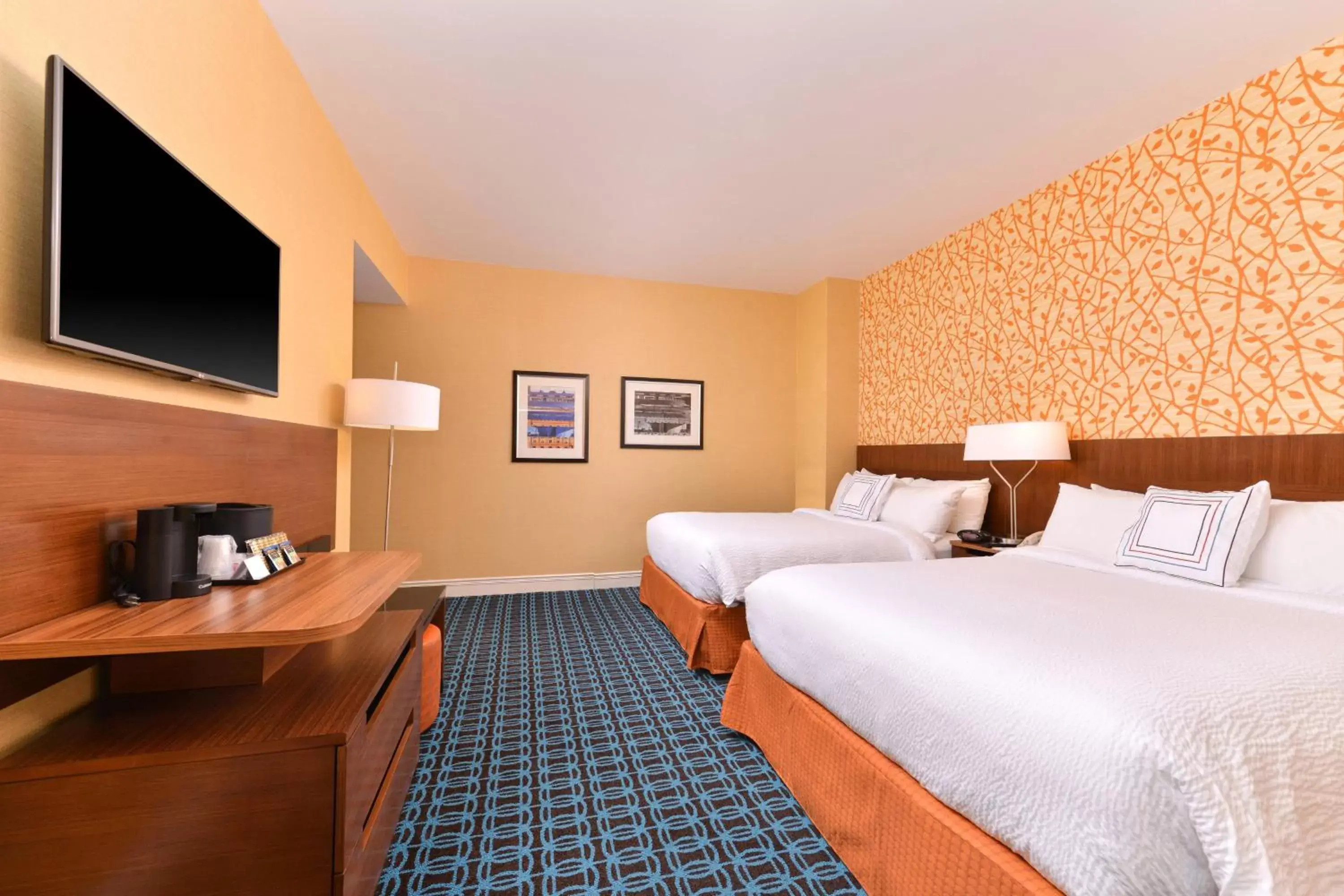 Bedroom, Bed in Fairfield Inn & Suites by Marriott Albany Downtown