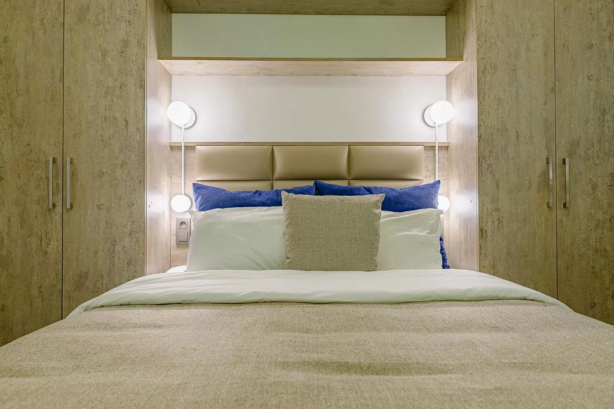 Bed in The Wilson Galata Hotel