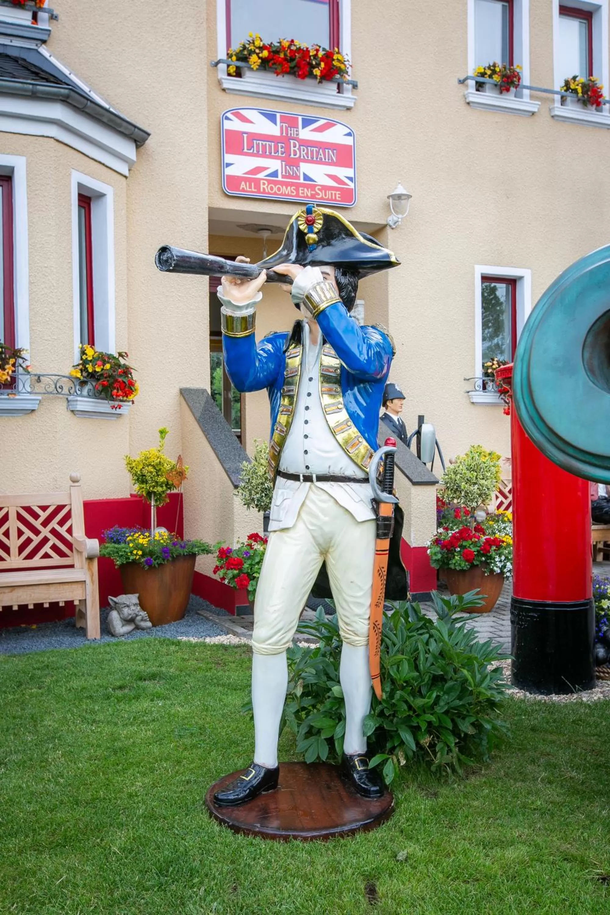 Facade/entrance in The Little Britain Inn Themed Hotel One of a Kind In Europe