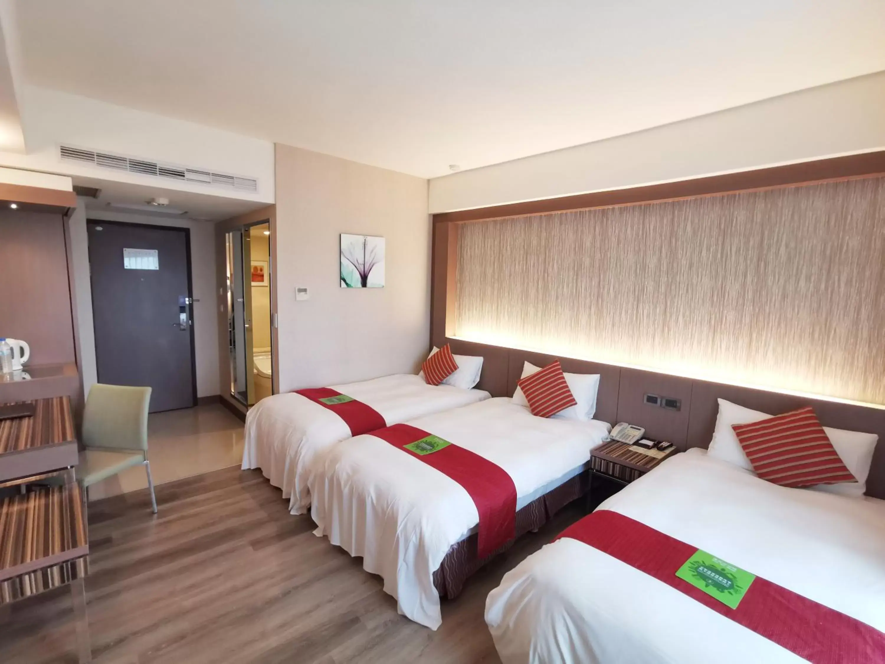 Bed in Lishiuan Hotel