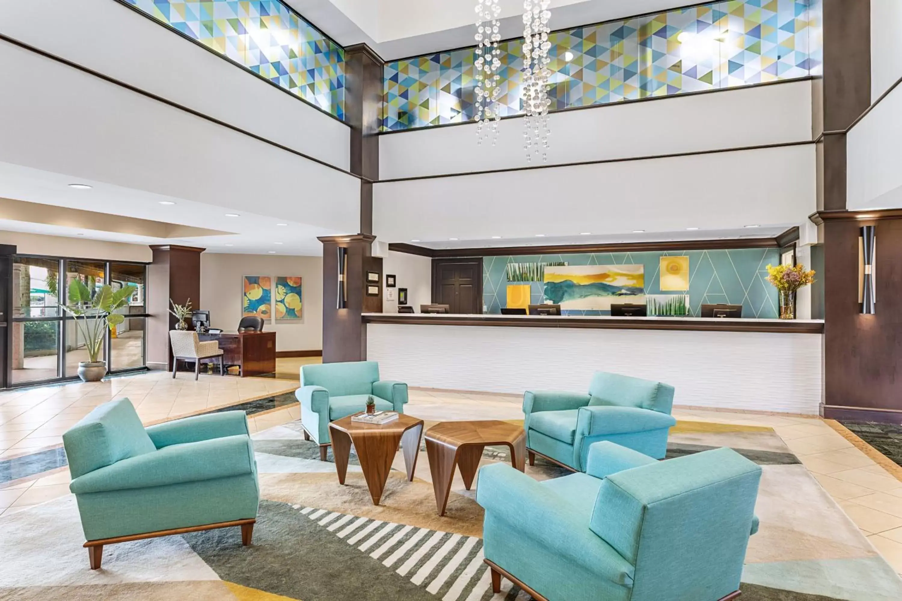 Lobby or reception, Lounge/Bar in Marriott's Villas At Doral