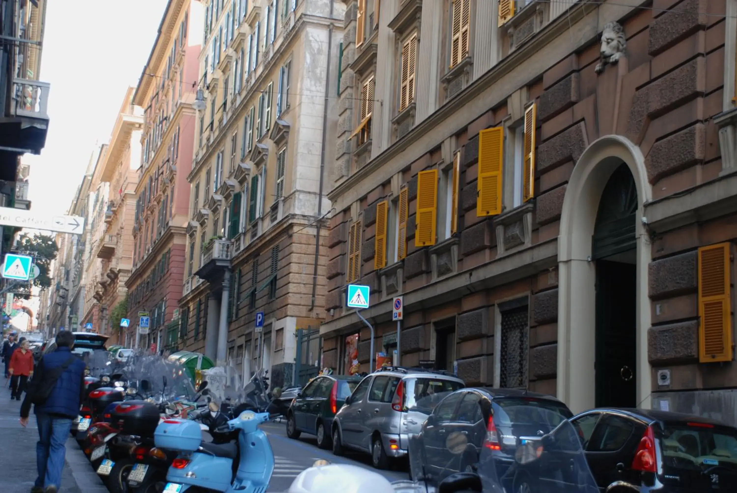 Facade/entrance in Albergo Caffaro