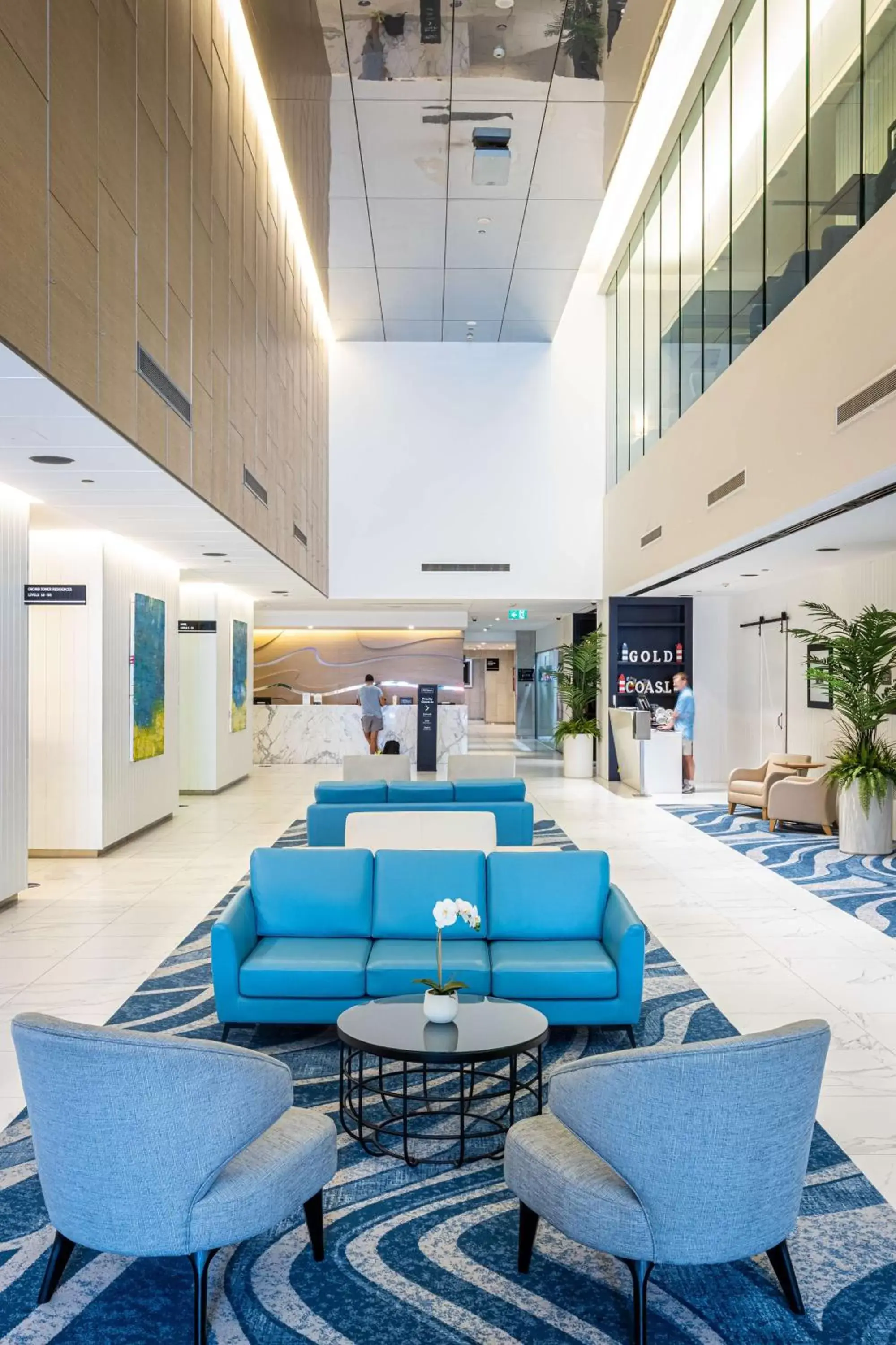 Lobby or reception in Hilton Surfers Paradise Hotel & Residences Lobby or reception in Hilton Surfers Paradise Hotel & Residences