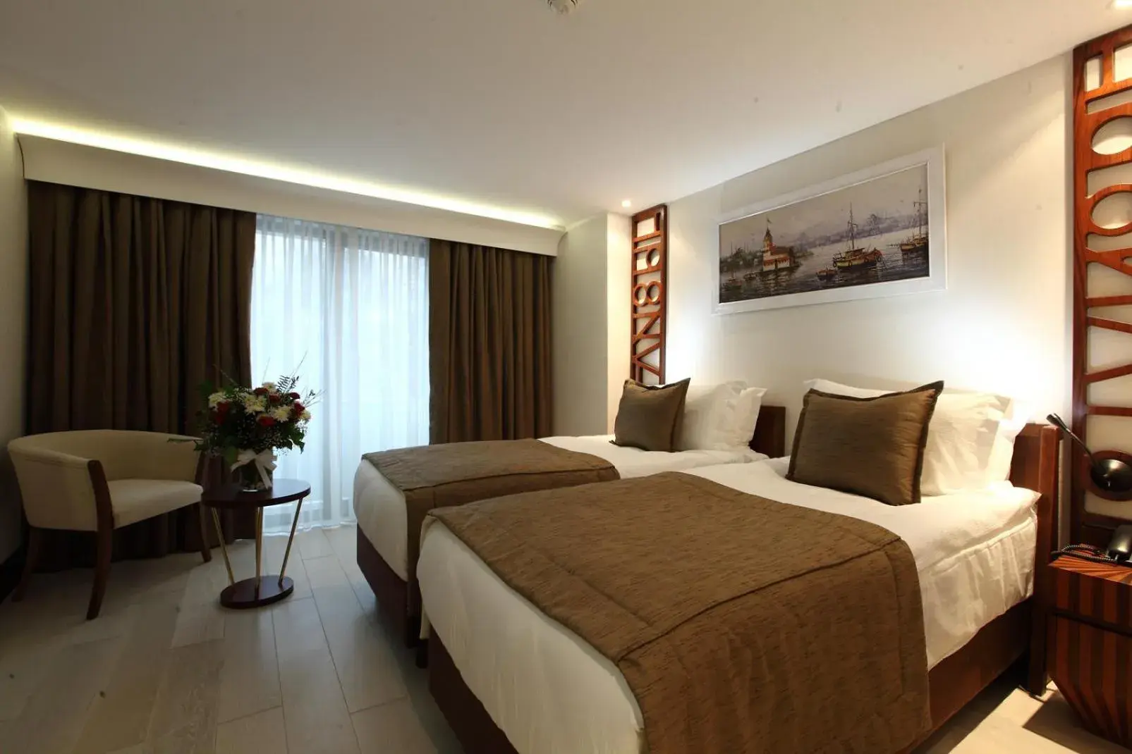 Bed in Victory Hotel & Spa Istanbul