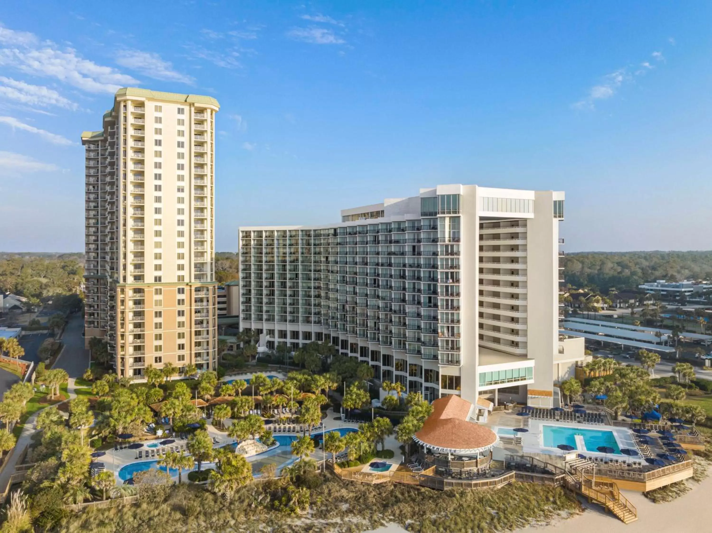 Property building, Bird's-eye View in Hilton Myrtle Beach Resort