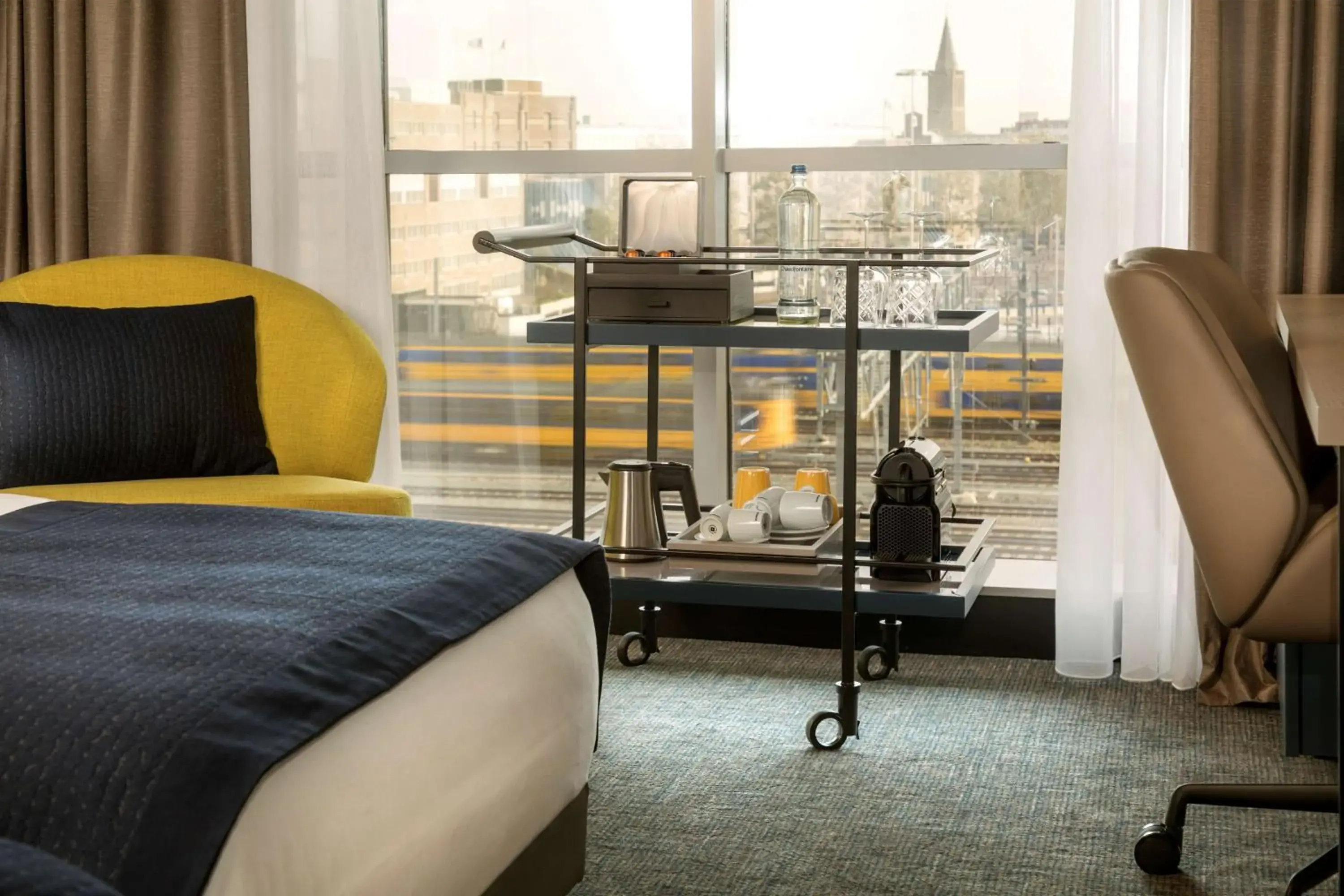 Bedroom, Bed in Park Plaza Utrecht Bedroom, Bed in Park Plaza Utrecht