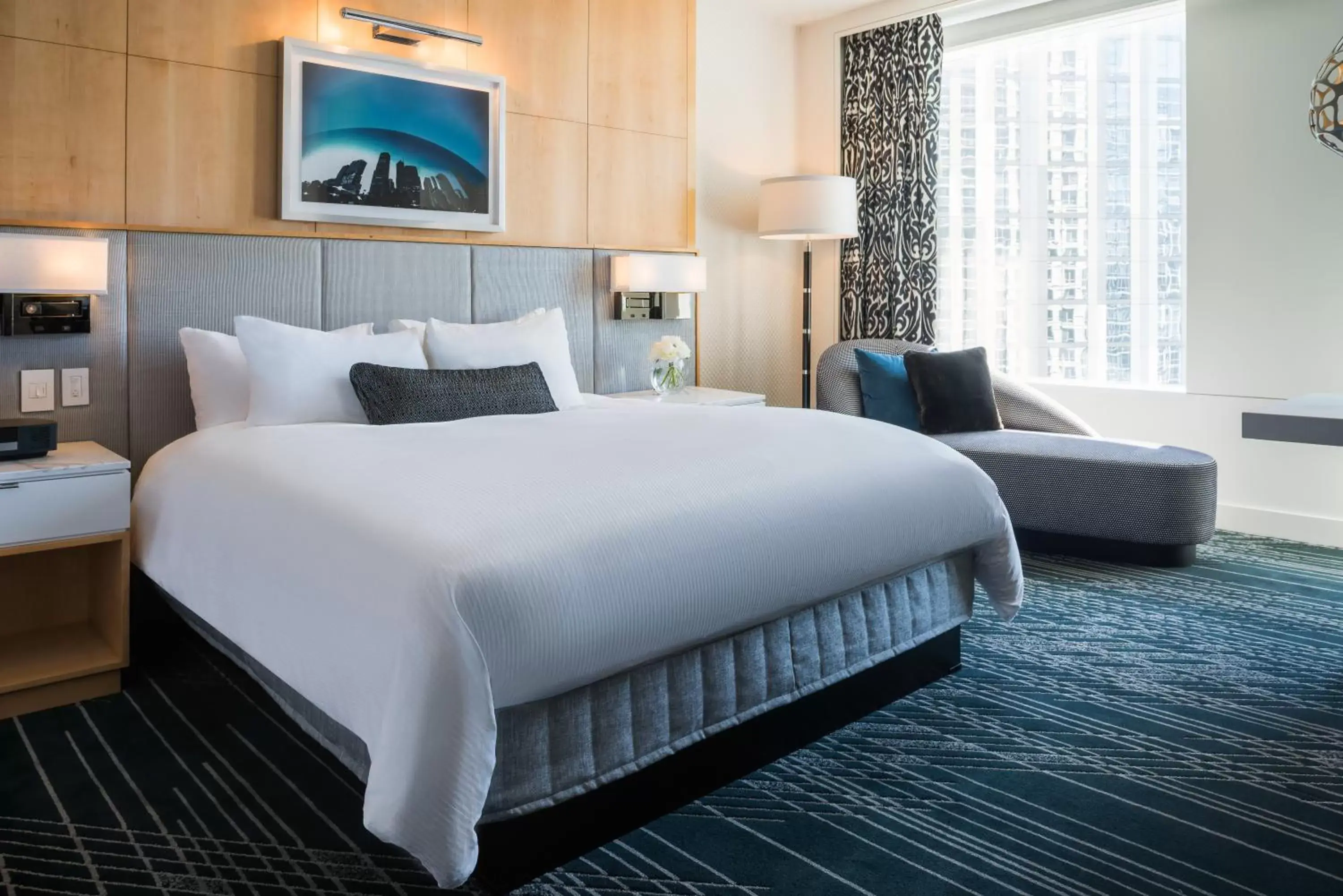 Bedroom, Bed in Sofitel Chicago Magnificent Mile