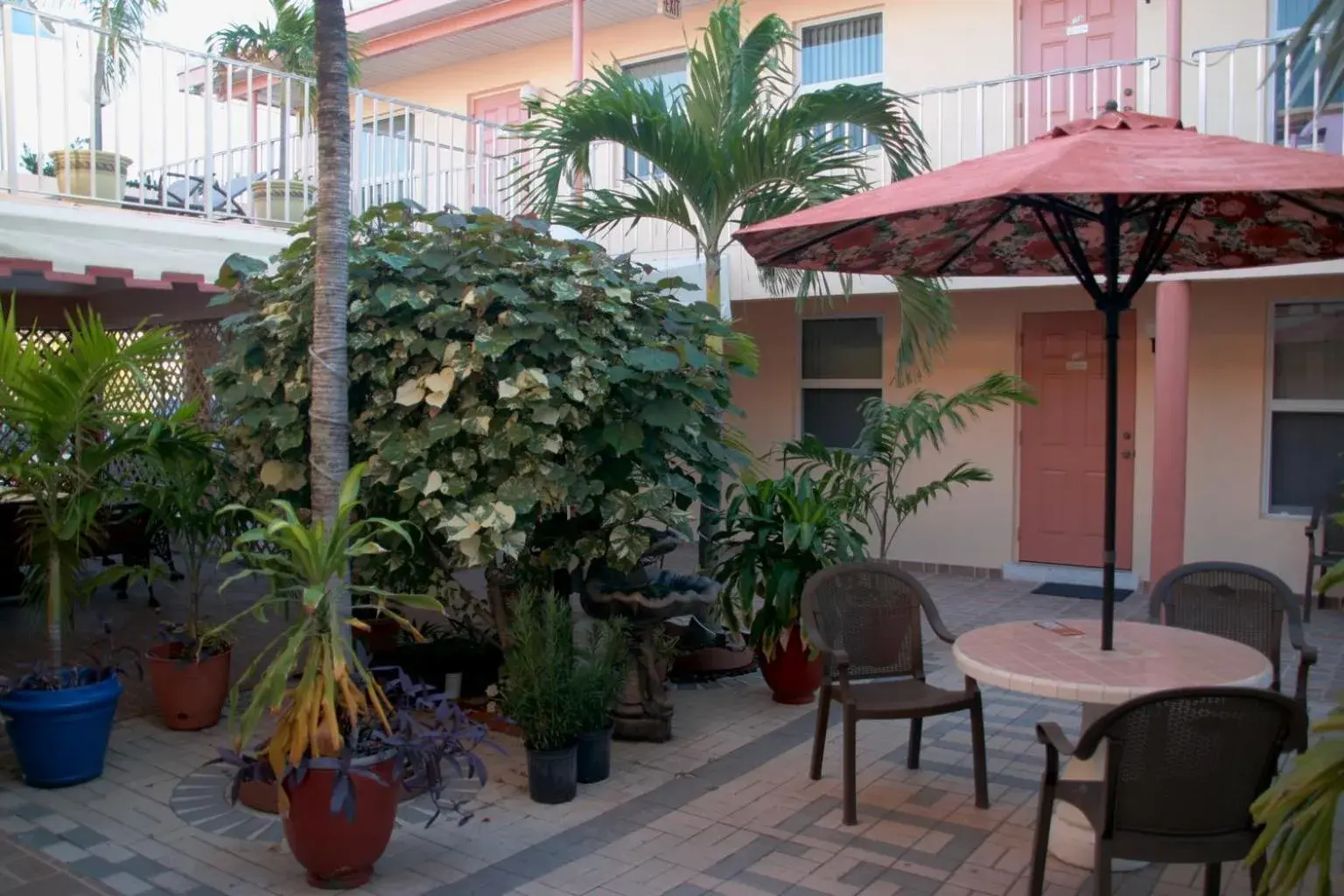 Garden in Lago Mar Motel and Apartments