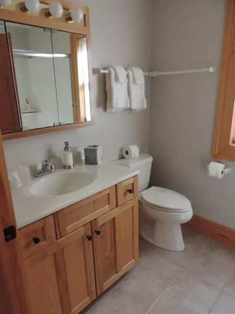 Bathroom in Abe's Spring Street Guest House