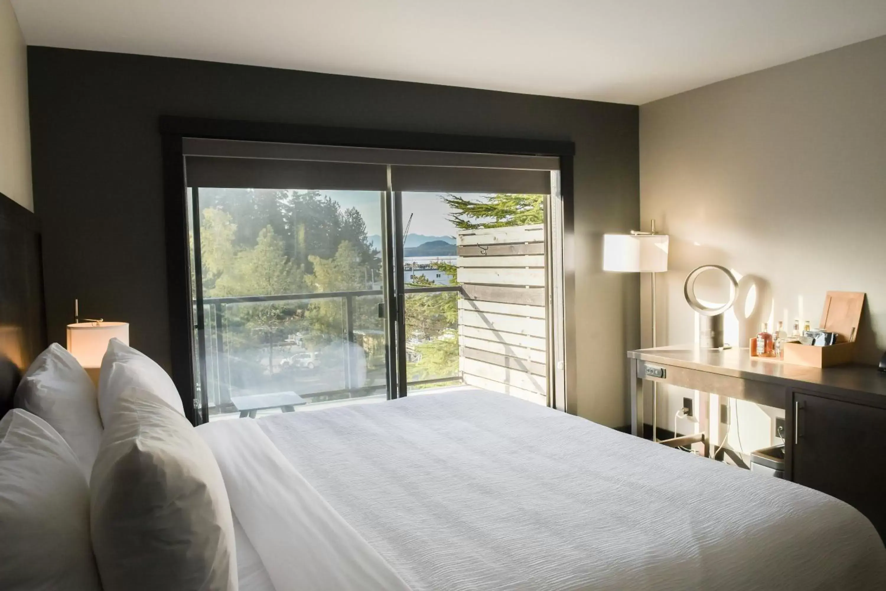 King Suite with Balcony in Tofino Resort + Marina King Suite with Balcony in Tofino Resort + Marina