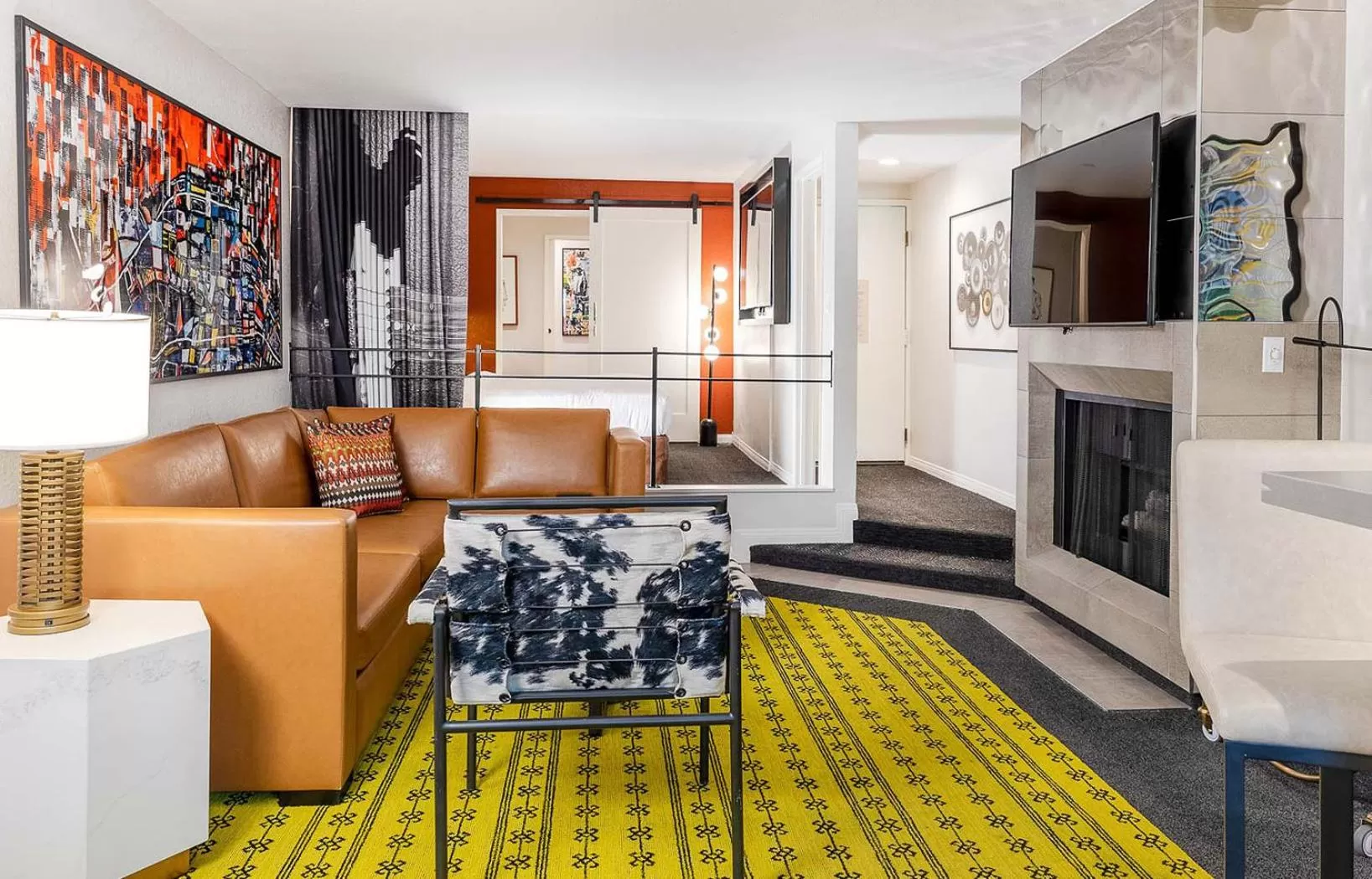 Living room in Montrose at Beverly Hills