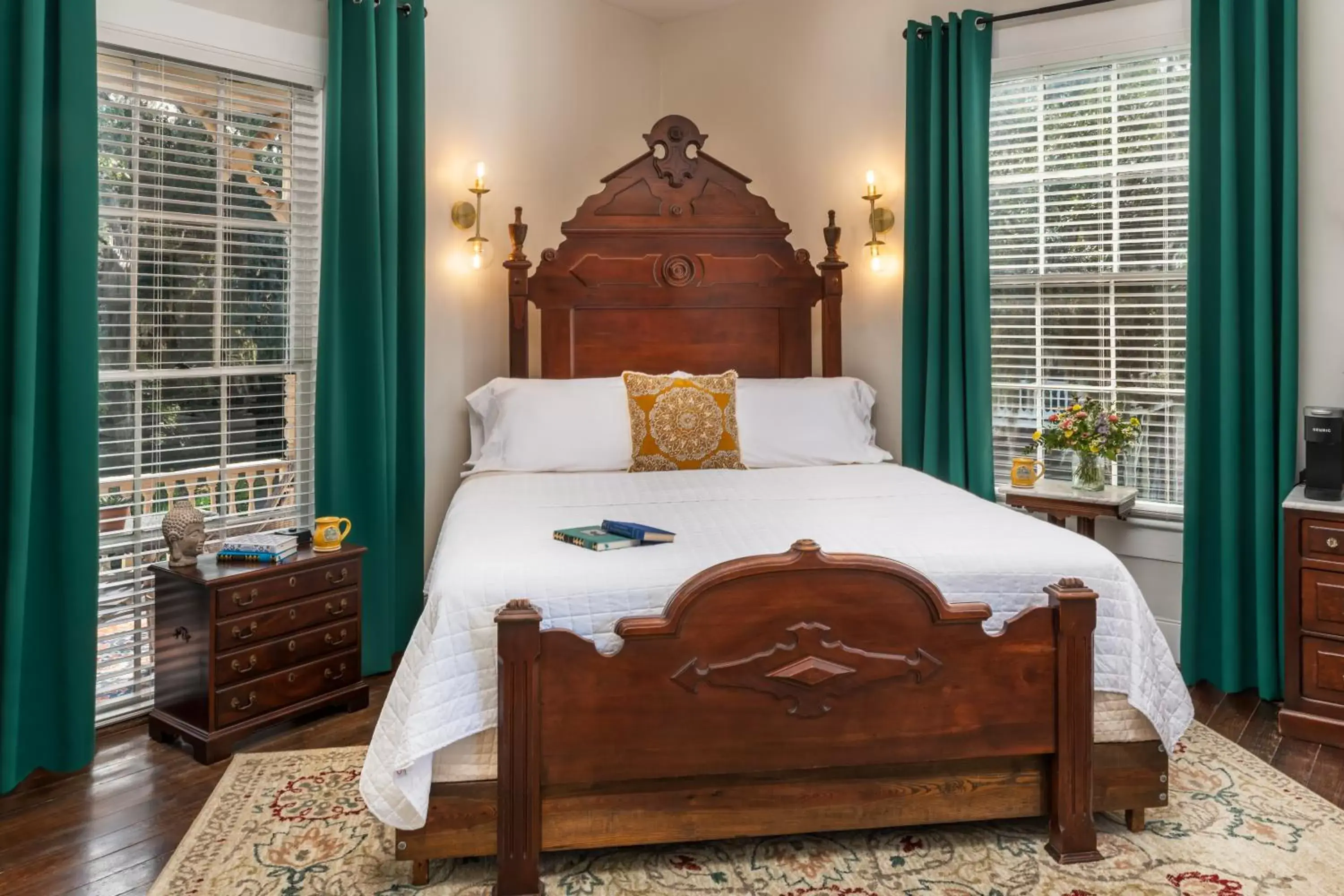 Bed in Amelia Island Williams House